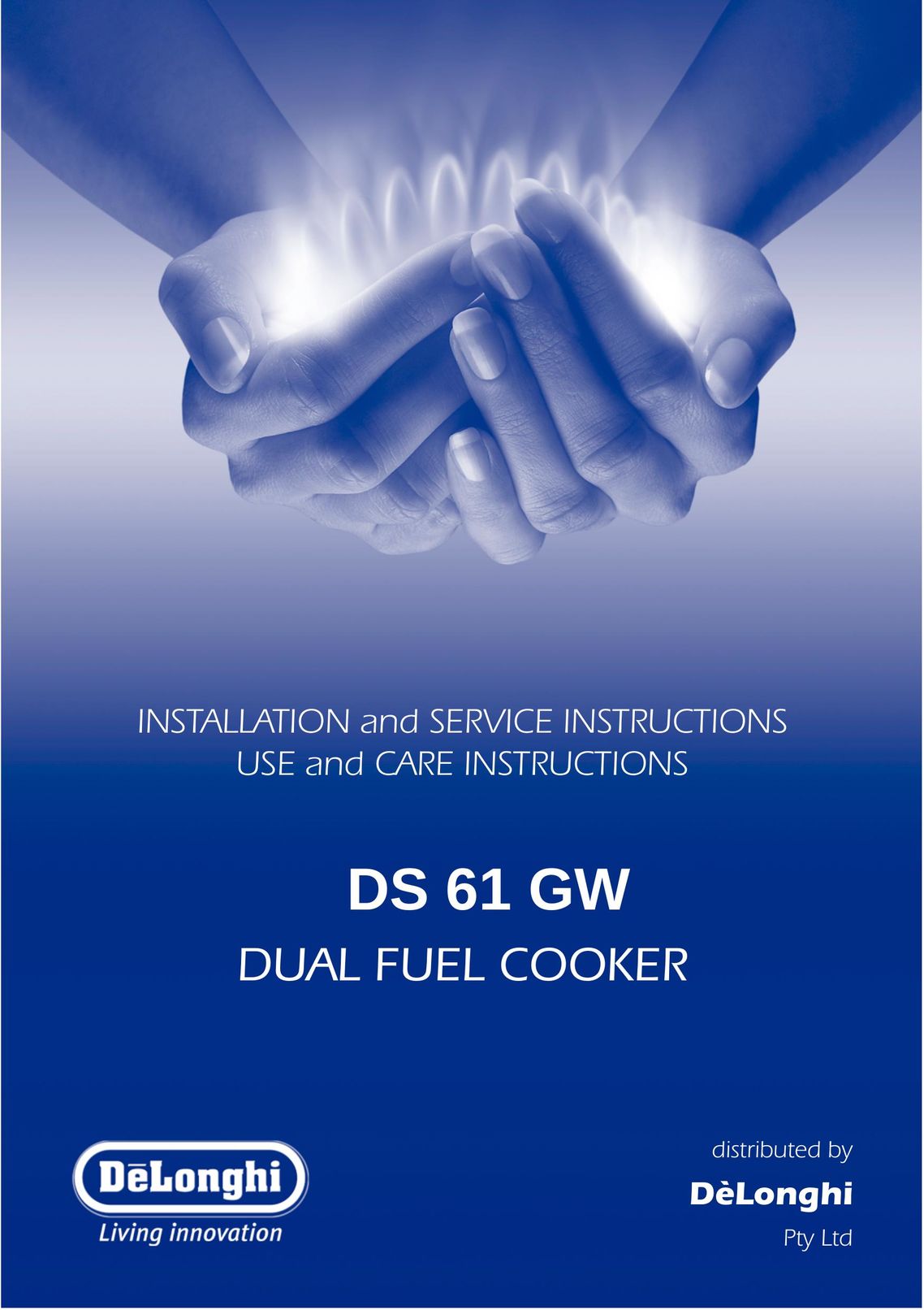 DeLonghi DS 61 GW Cooktop User Manual