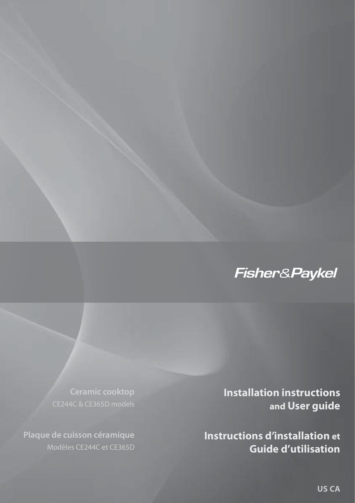 Fisher & Paykel CE244C Cooktop User Manual