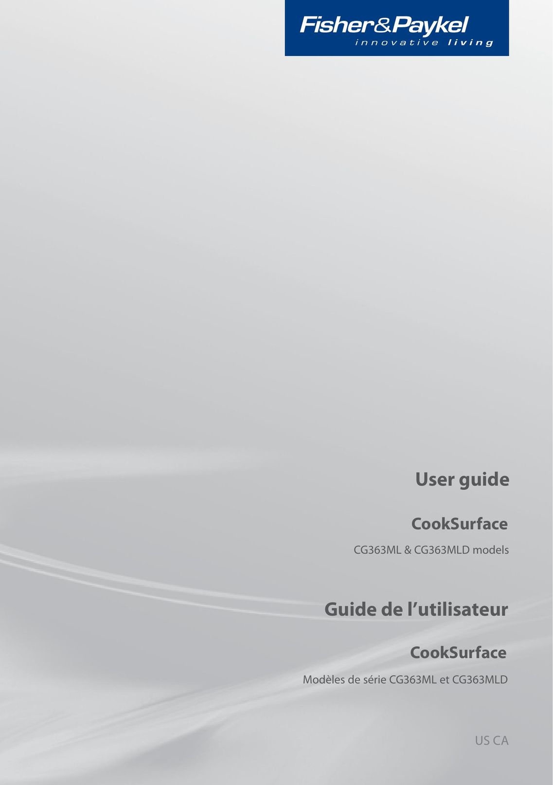 Fisher & Paykel CG363ML Cooktop User Manual