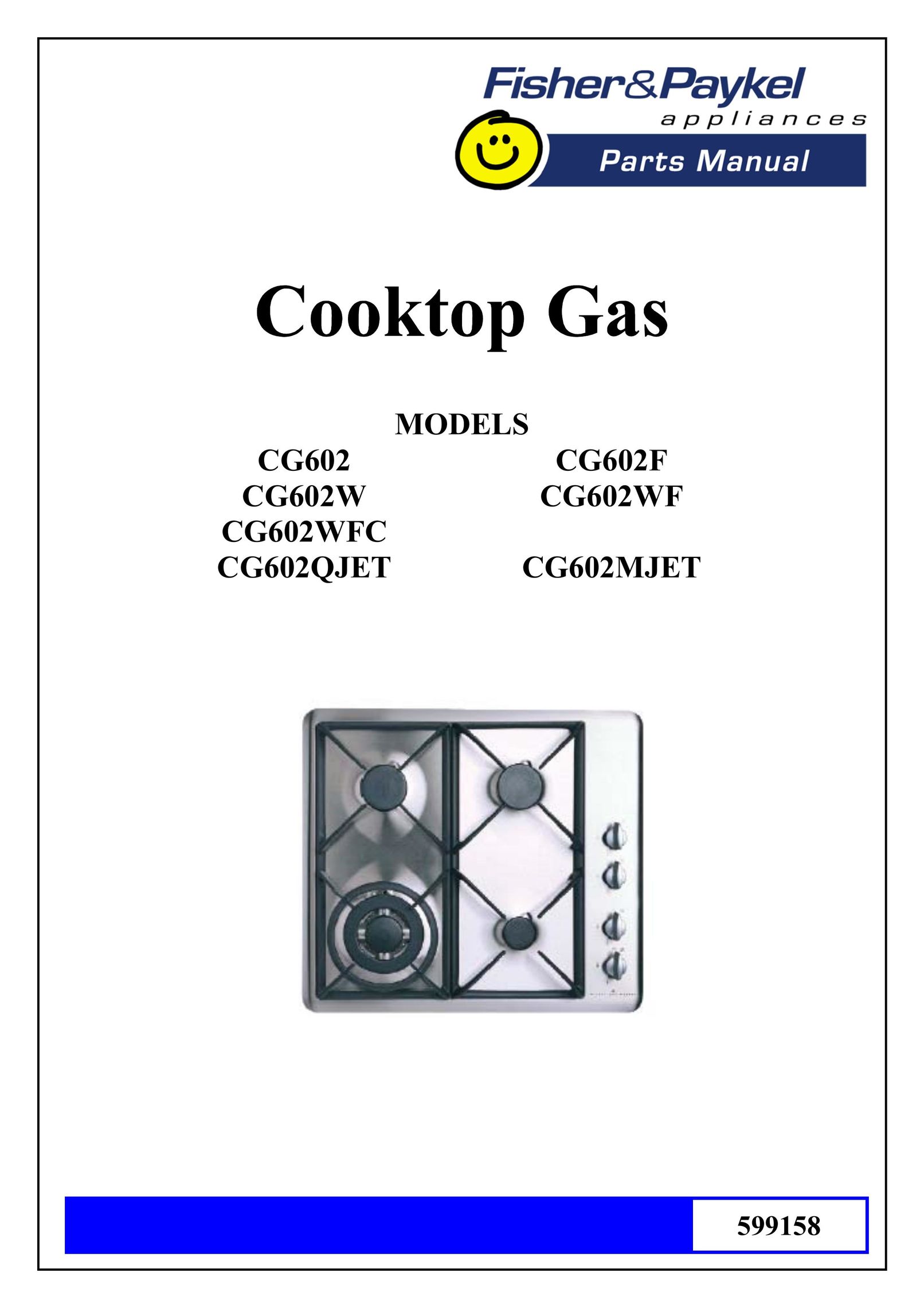 Fisher & Paykel CG602MJET Cooktop User Manual