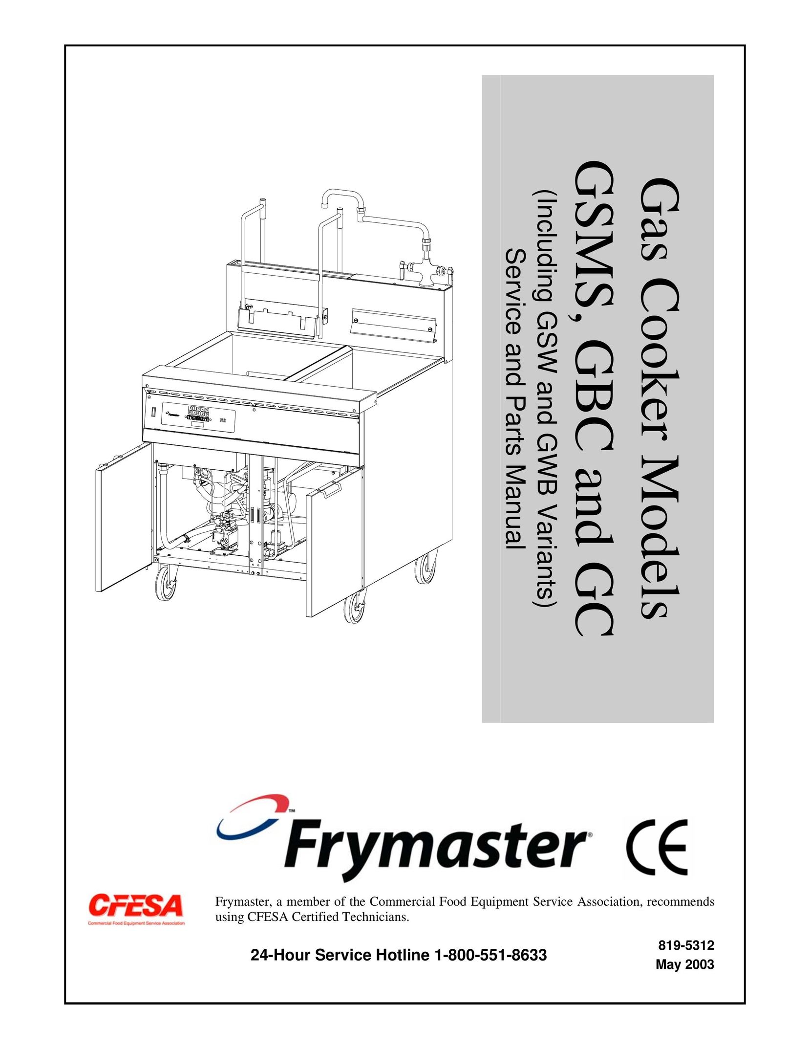 Frymaster GBC Cooktop User Manual