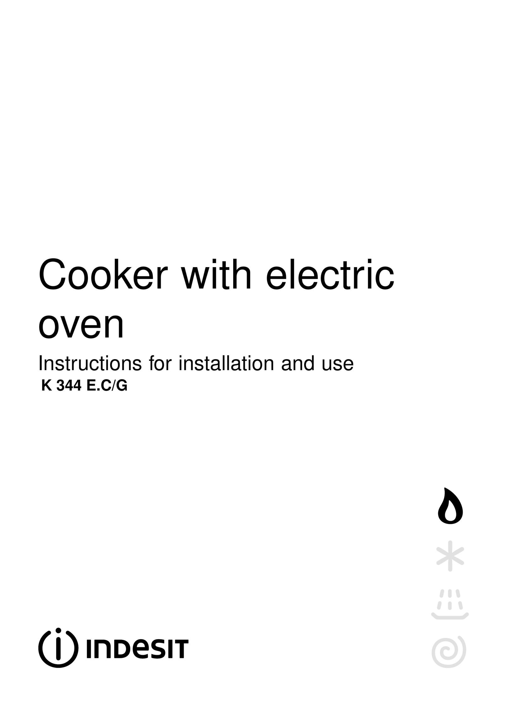 Indesit K 344 E.C/G Cooktop User Manual