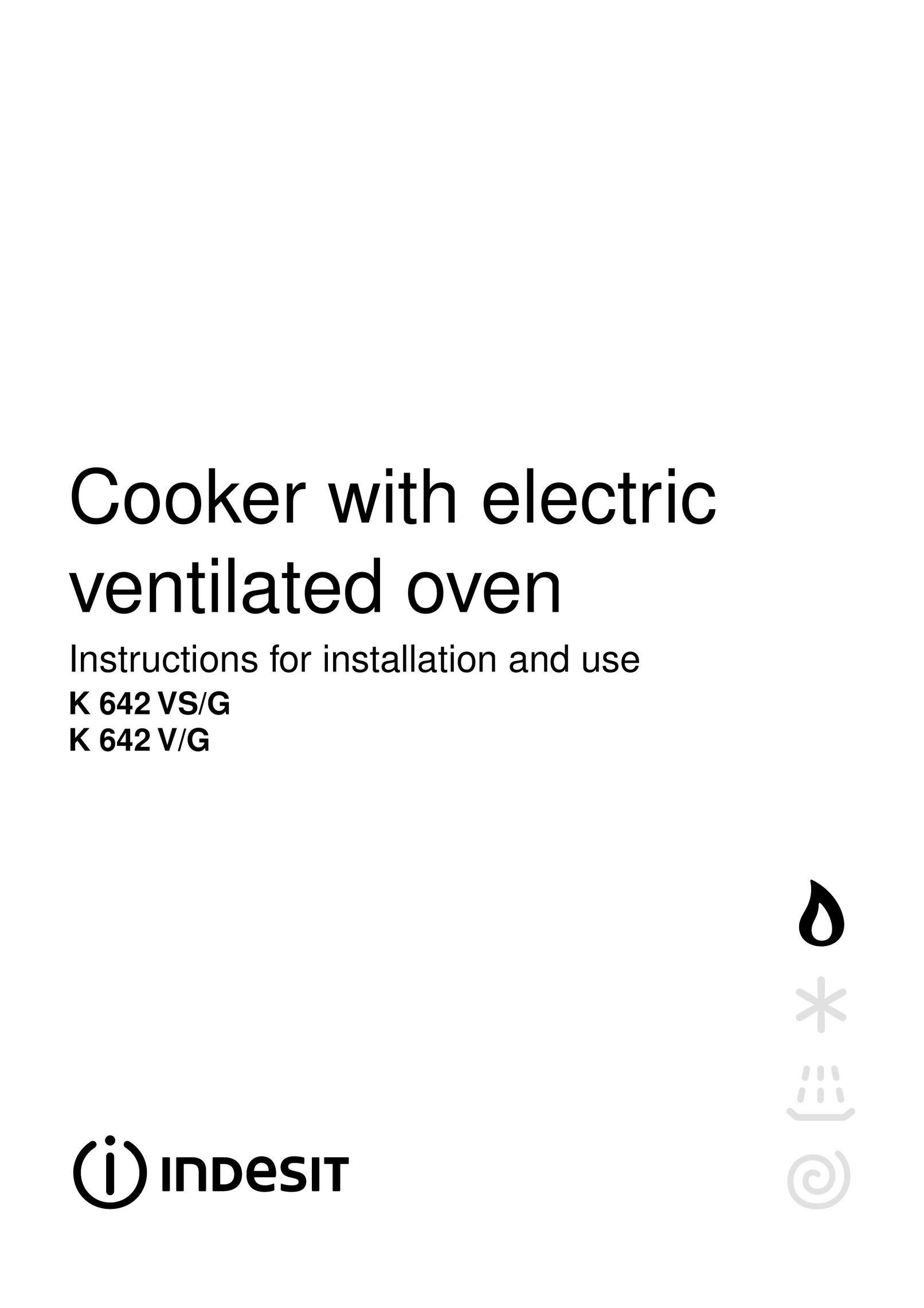 Indesit K 642 V/G Cooktop User Manual