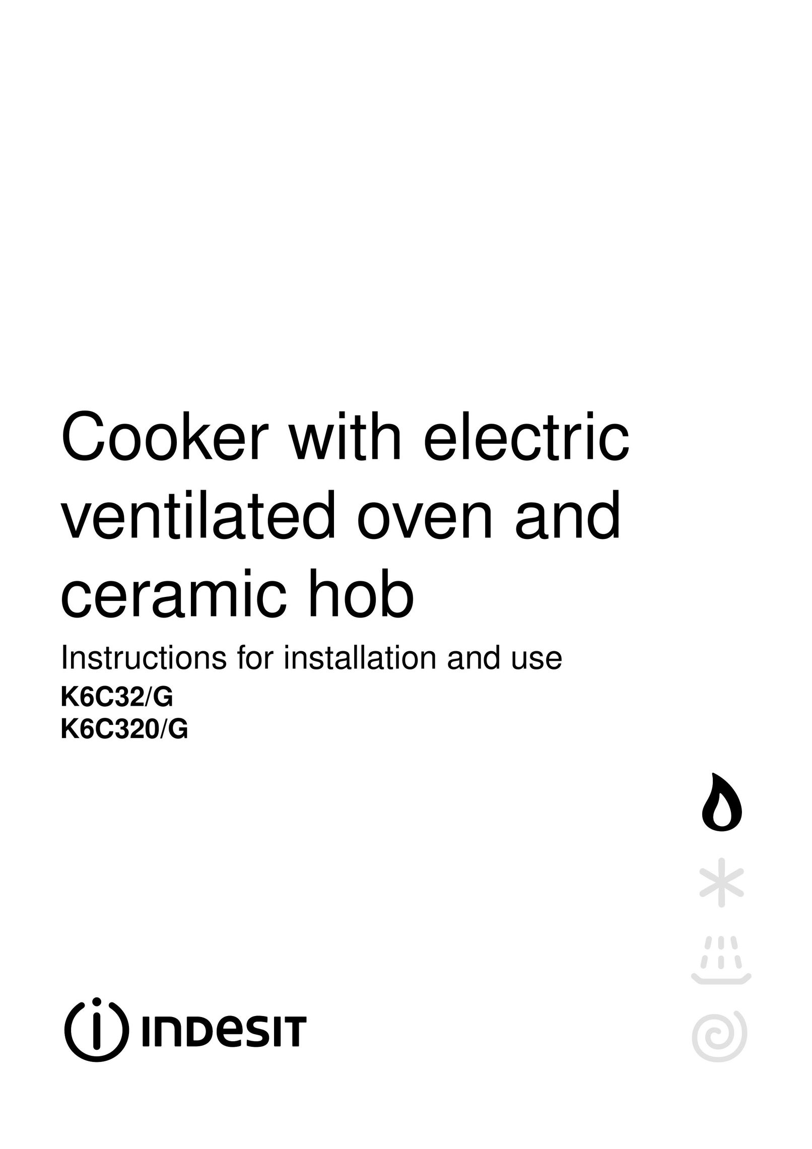 Indesit K6C320/G Cooktop User Manual