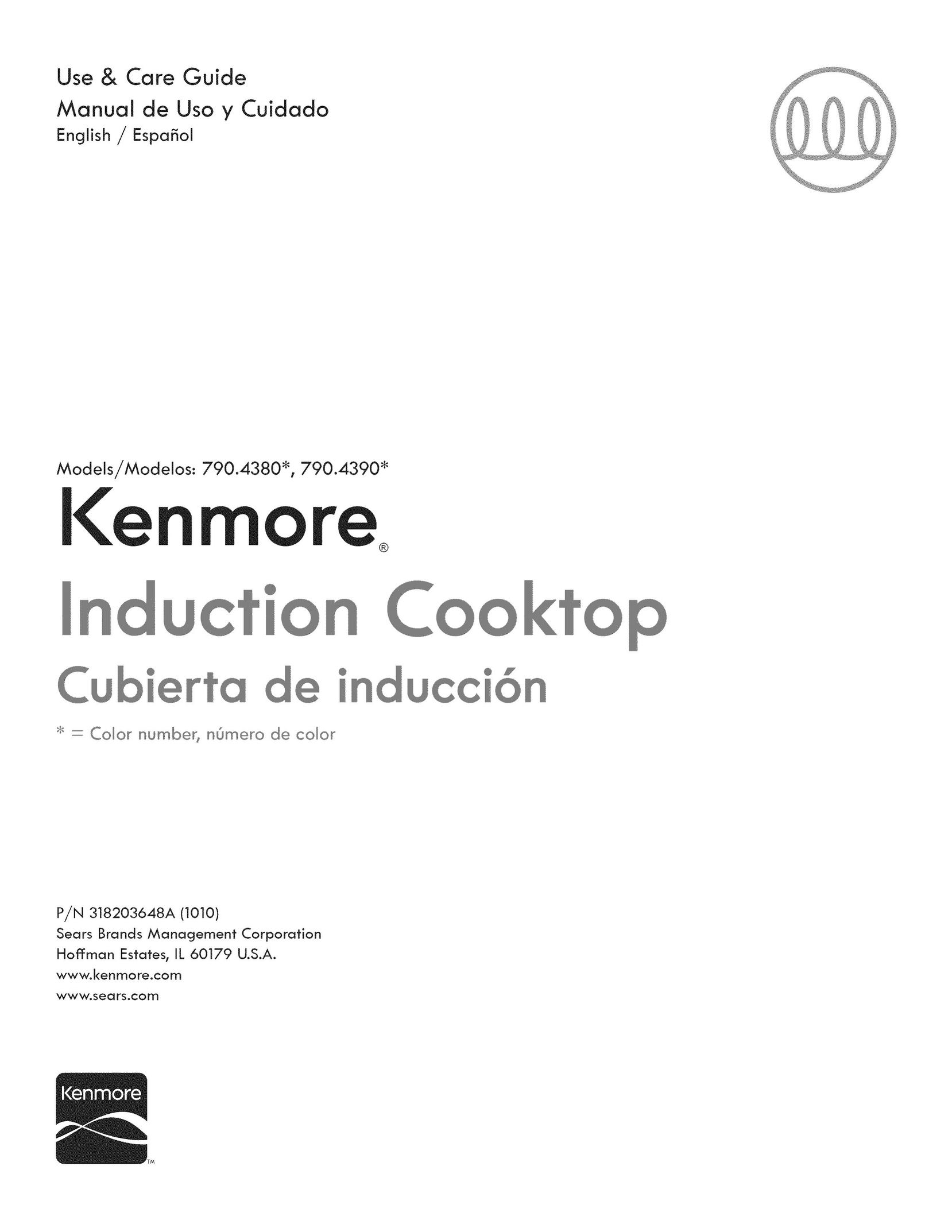 Kenmore 790.4380* Cooktop User Manual