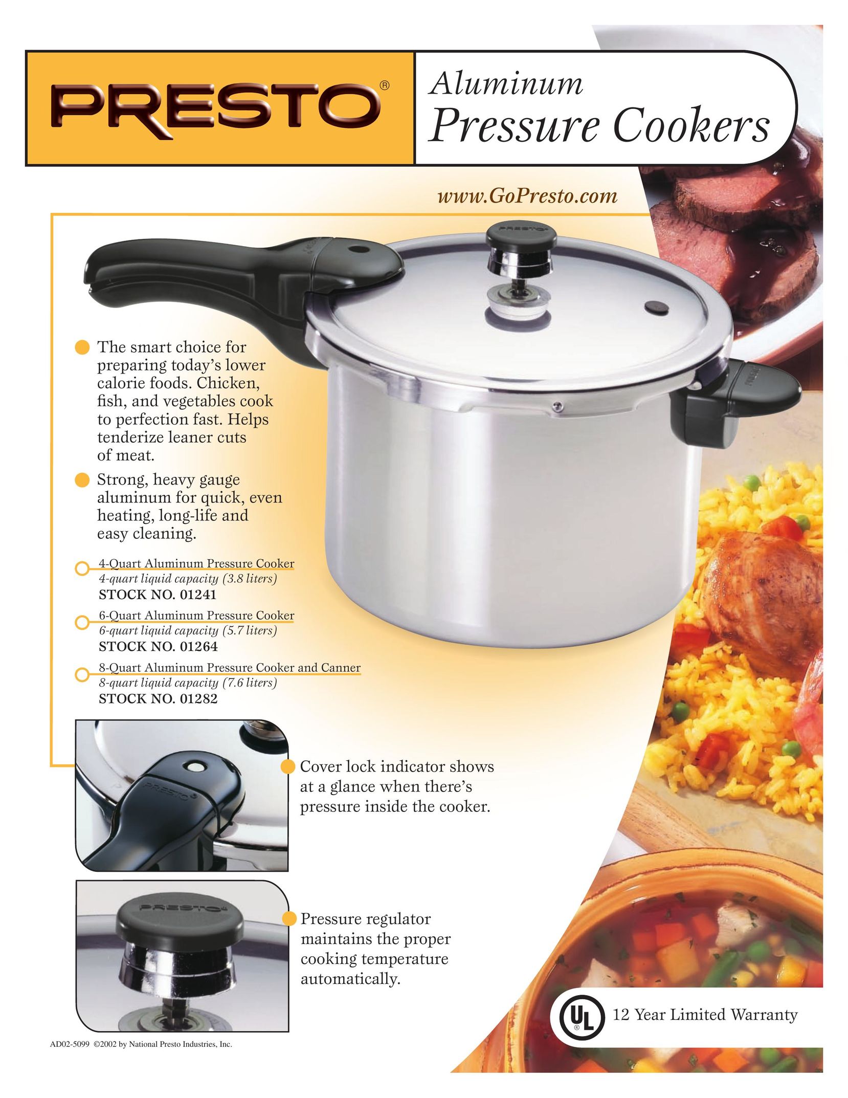 Presto 01241 Cooktop User Manual