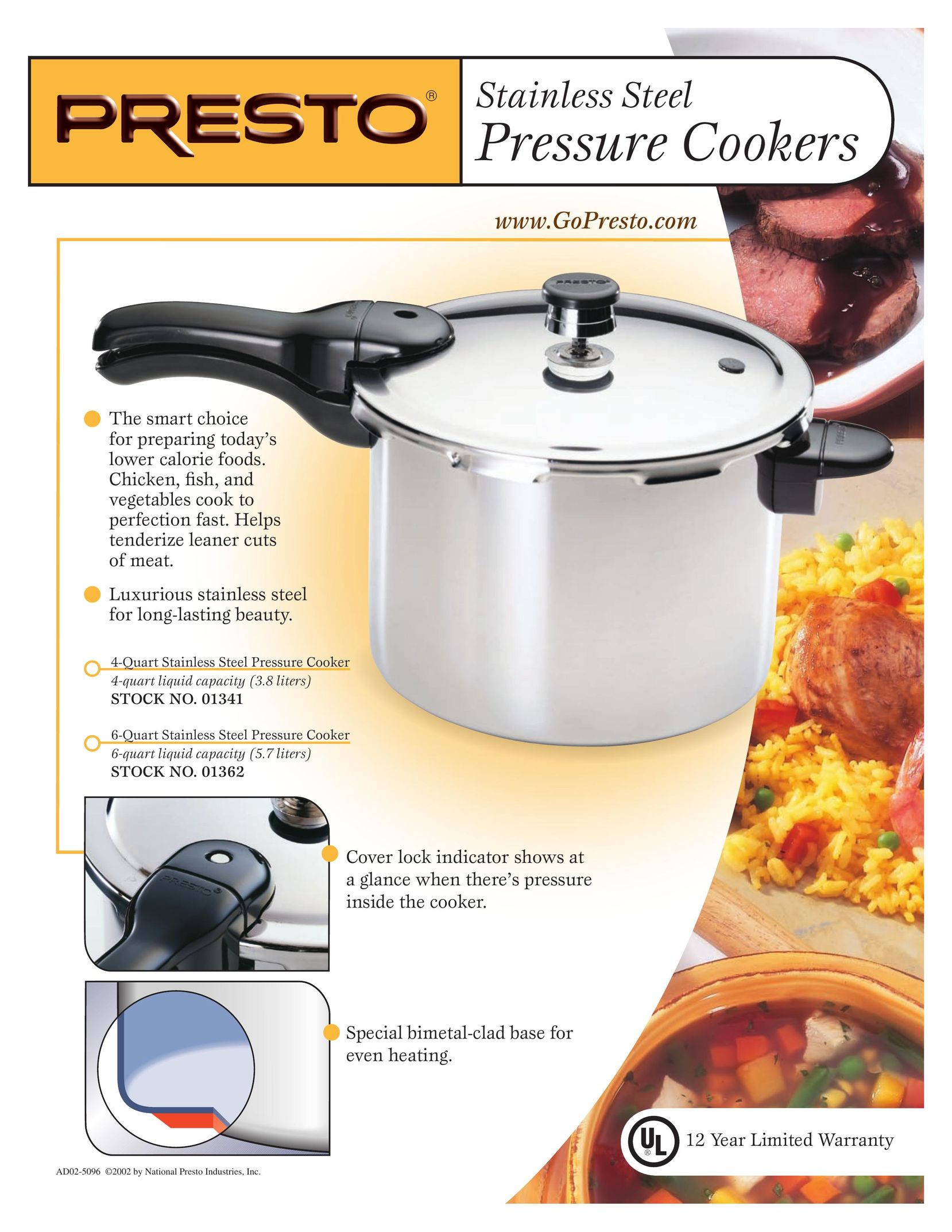 Presto 01341 Cooktop User Manual