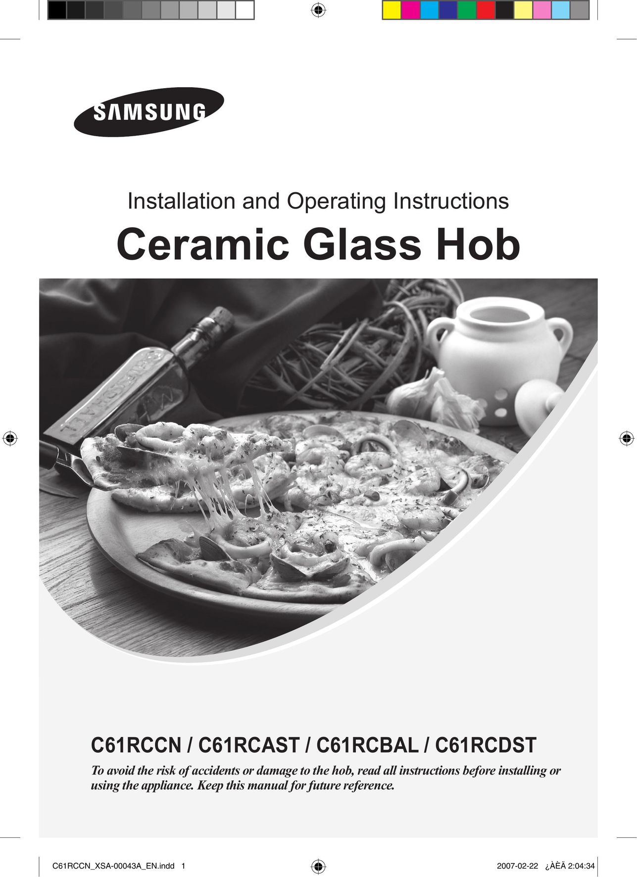 Samsung C61RCAST Cooktop User Manual