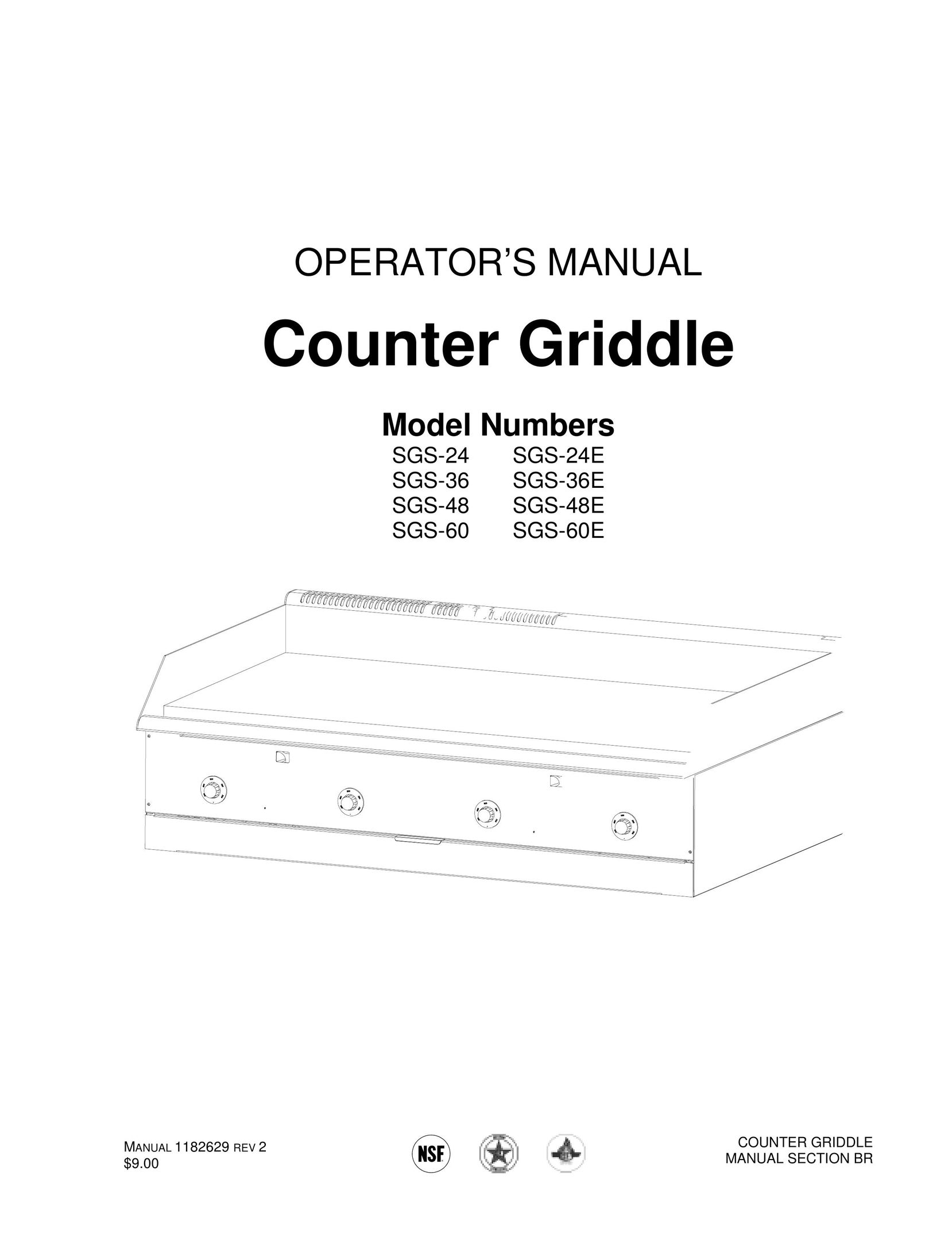 Southbend SGS-36E Cooktop User Manual