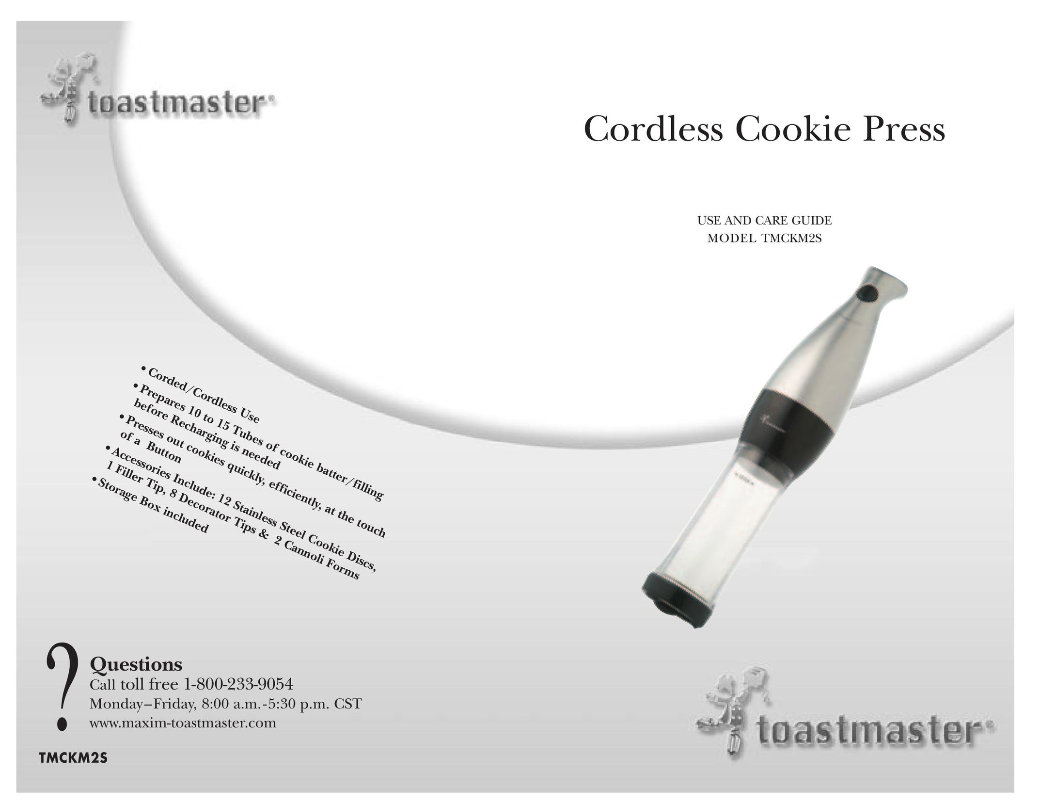Toastmaster TMCKM2S Cooktop User Manual