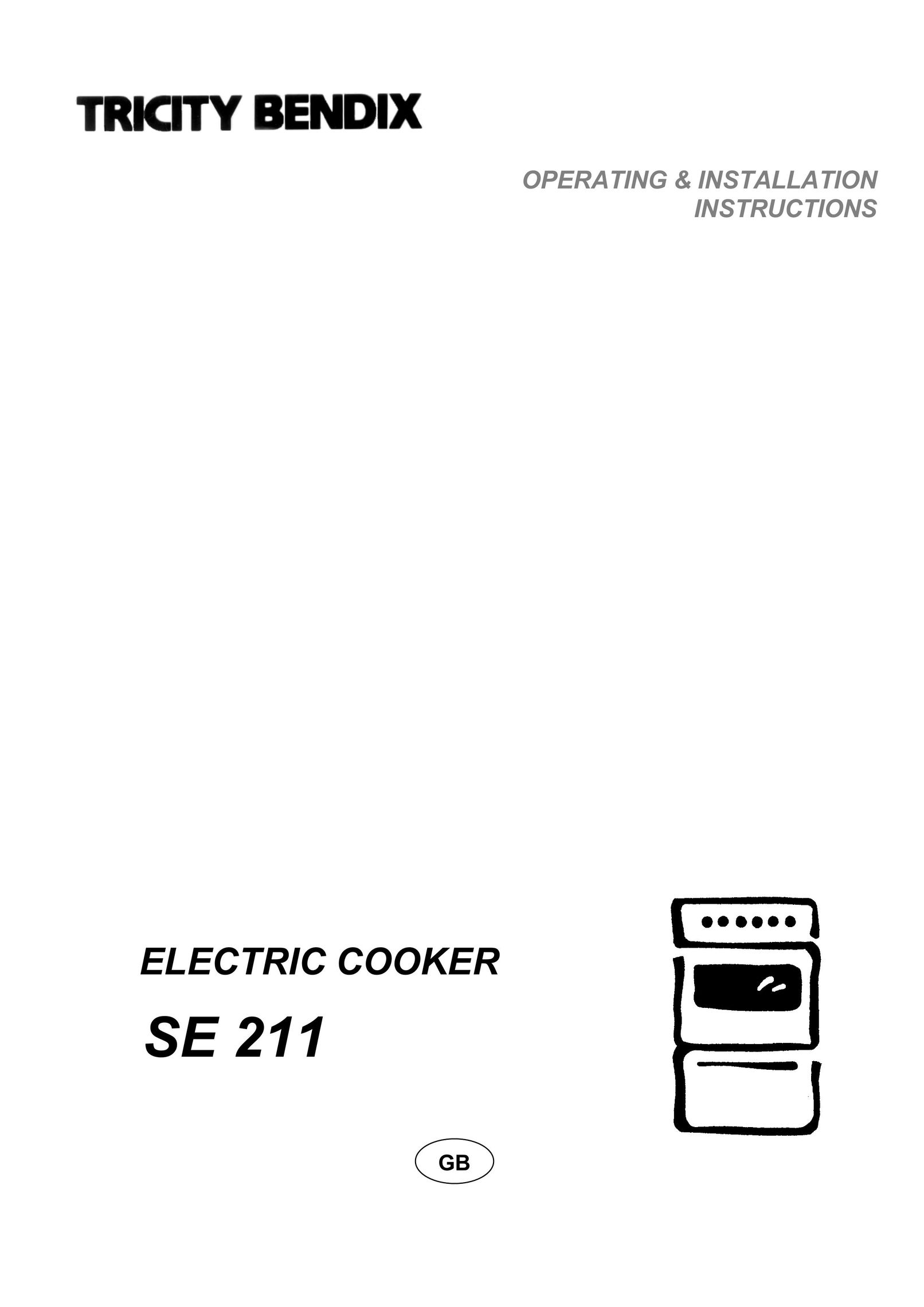 Tricity Bendix SE 211 Cooktop User Manual