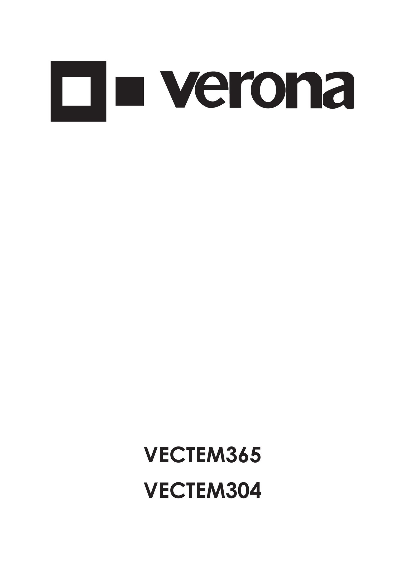 Verona VECTEM365 VECTEM304 Cooktop User Manual