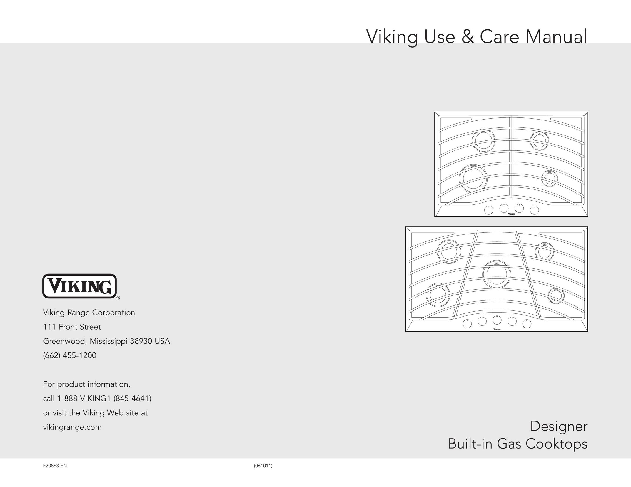 Viking DGSU100 Cooktop User Manual