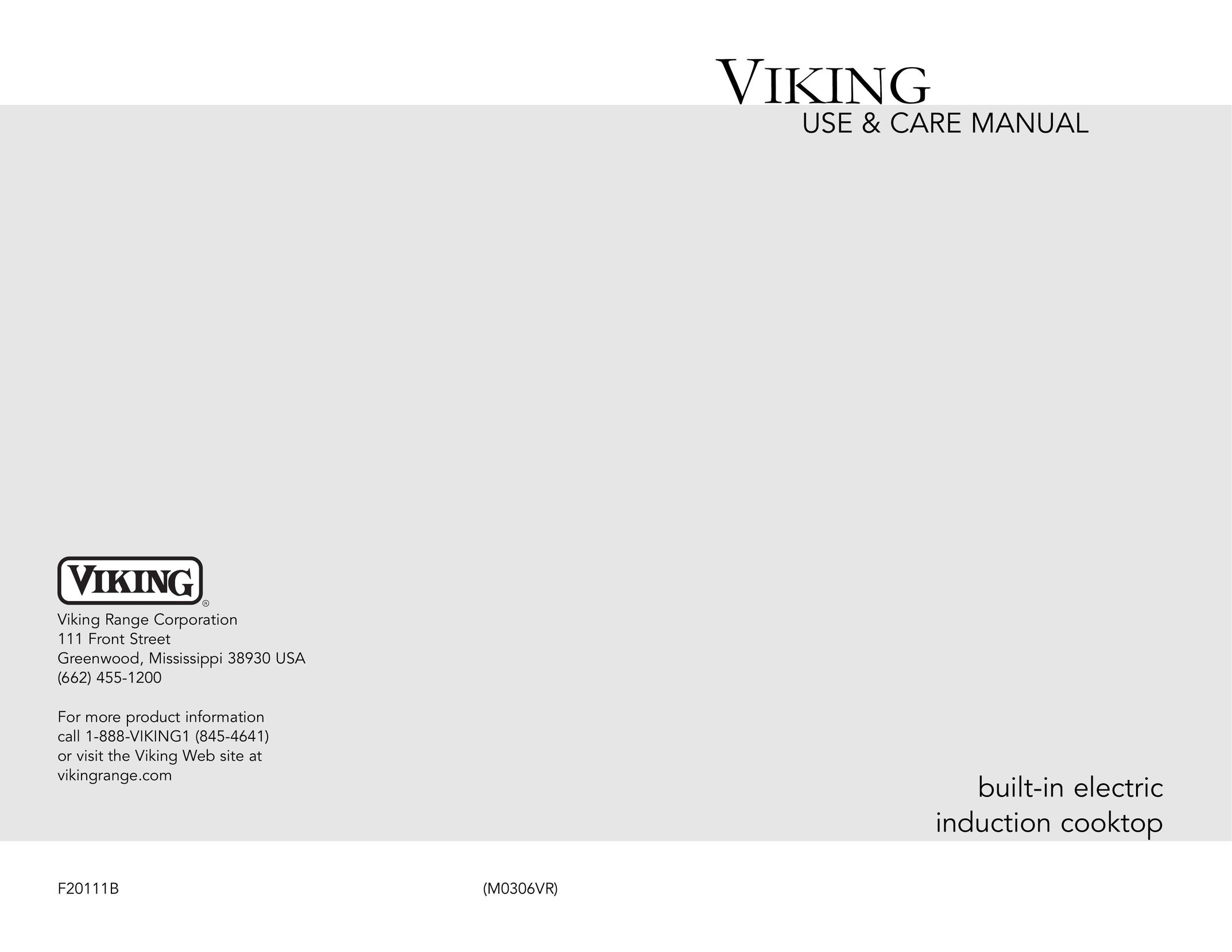 Viking F20111B Cooktop User Manual