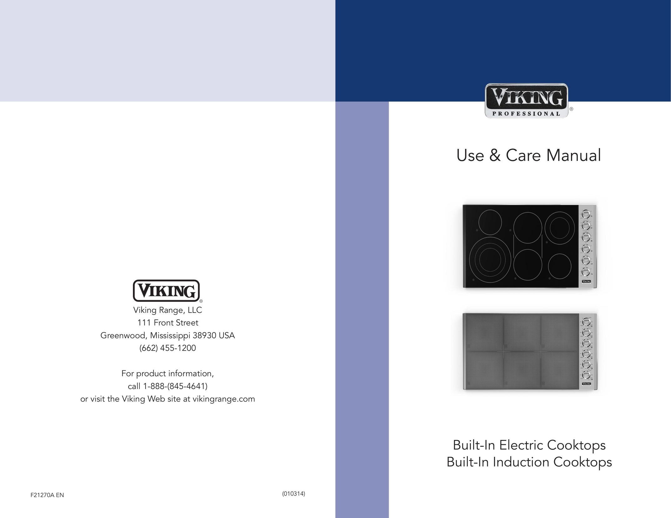 Viking F21270AEN Cooktop User Manual