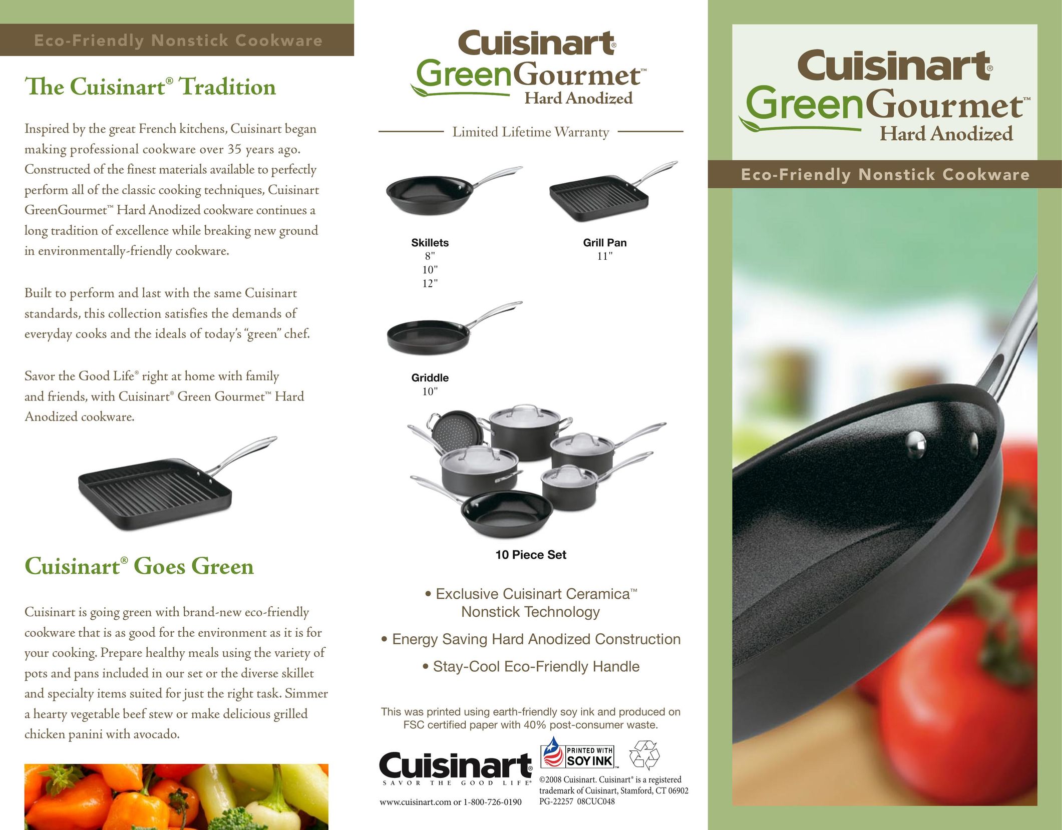 Cuisinart Eco-Friendly Nonstick Cookware Cookware User Manual