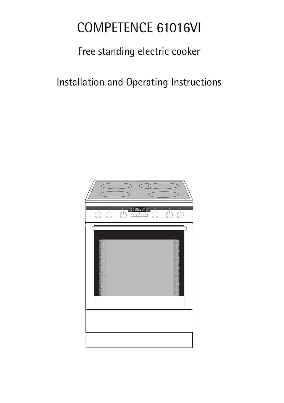 Electrolux 61016VI Cookware User Manual
