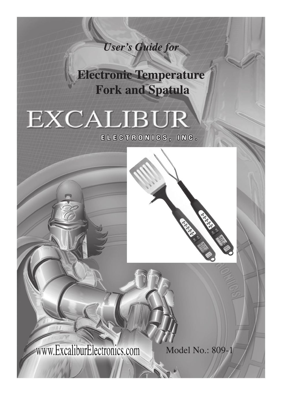 Excalibur electronic 809-1 Cookware User Manual