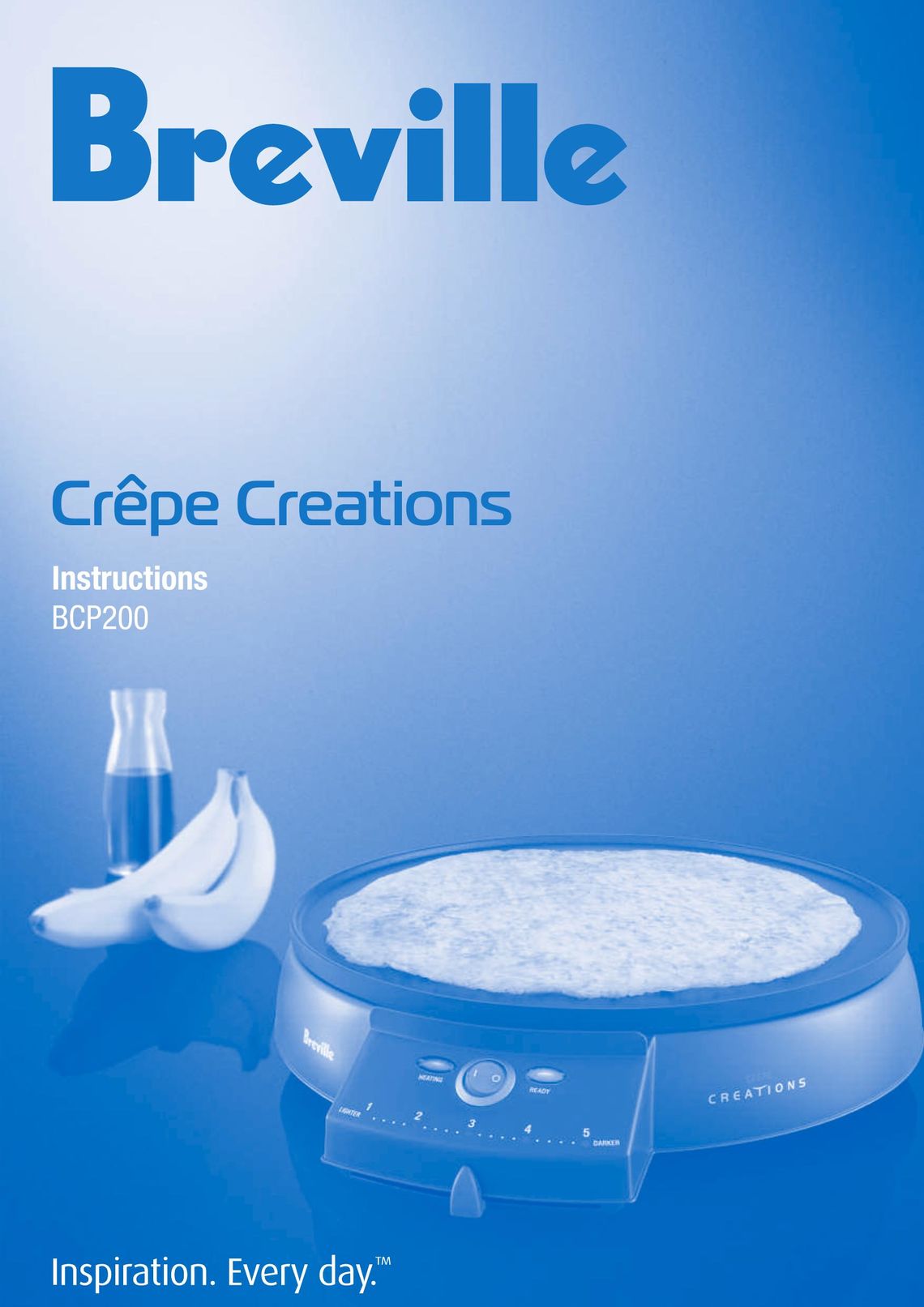Breville BCP200 Crepe Maker User Manual