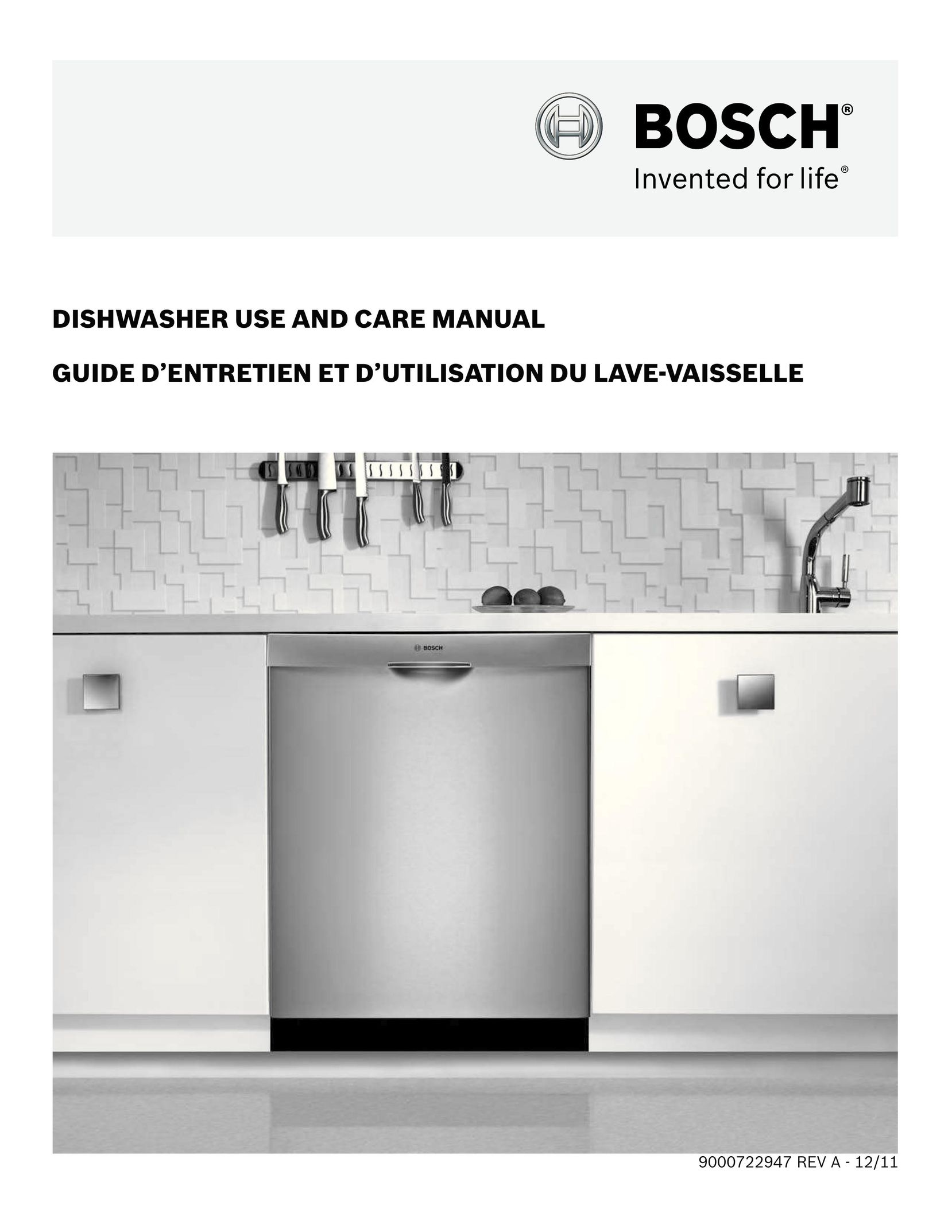 Bosch Appliances SHE43R5XUC Dishwasher User Manual