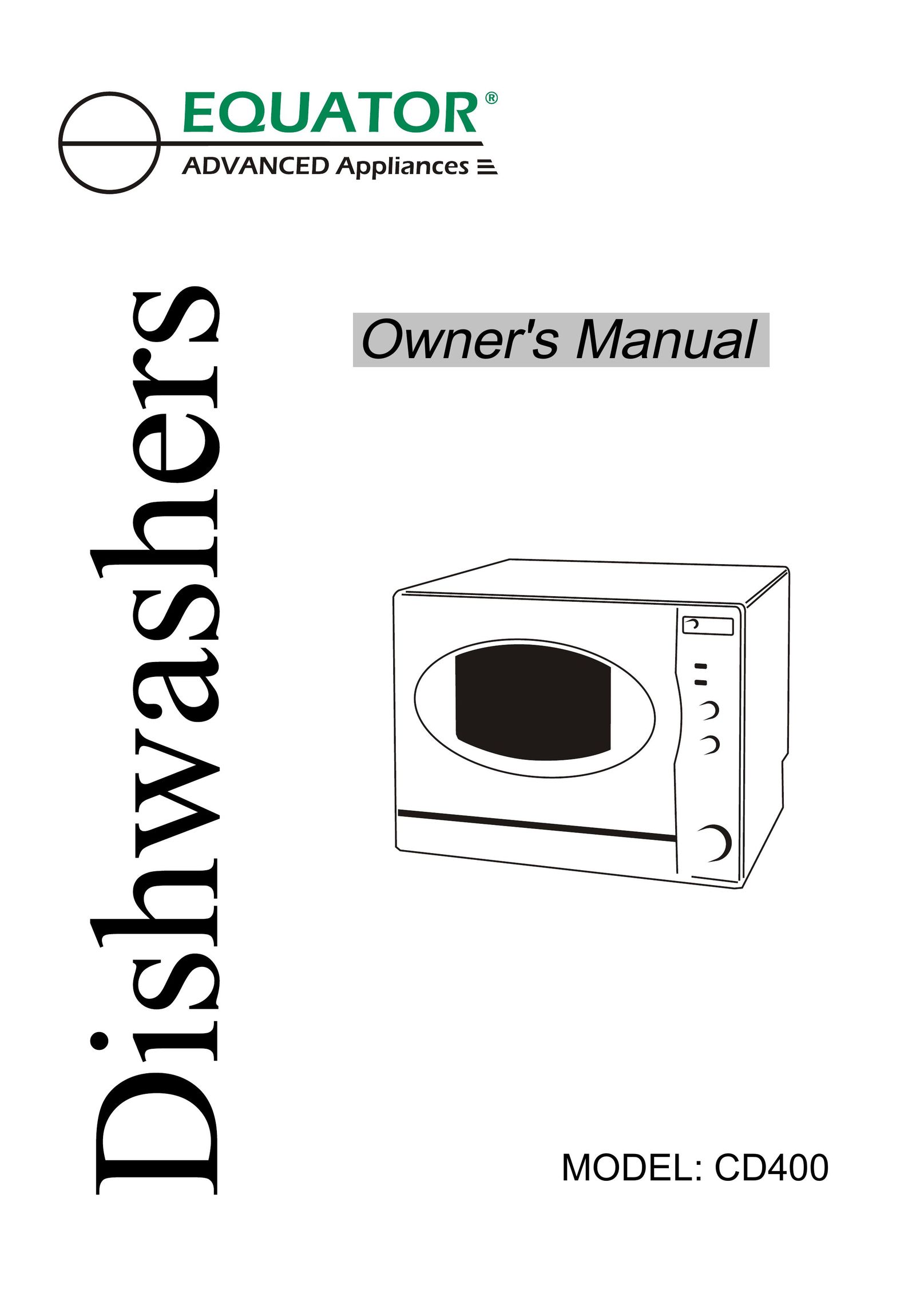 Equator CD400 Dishwasher User Manual