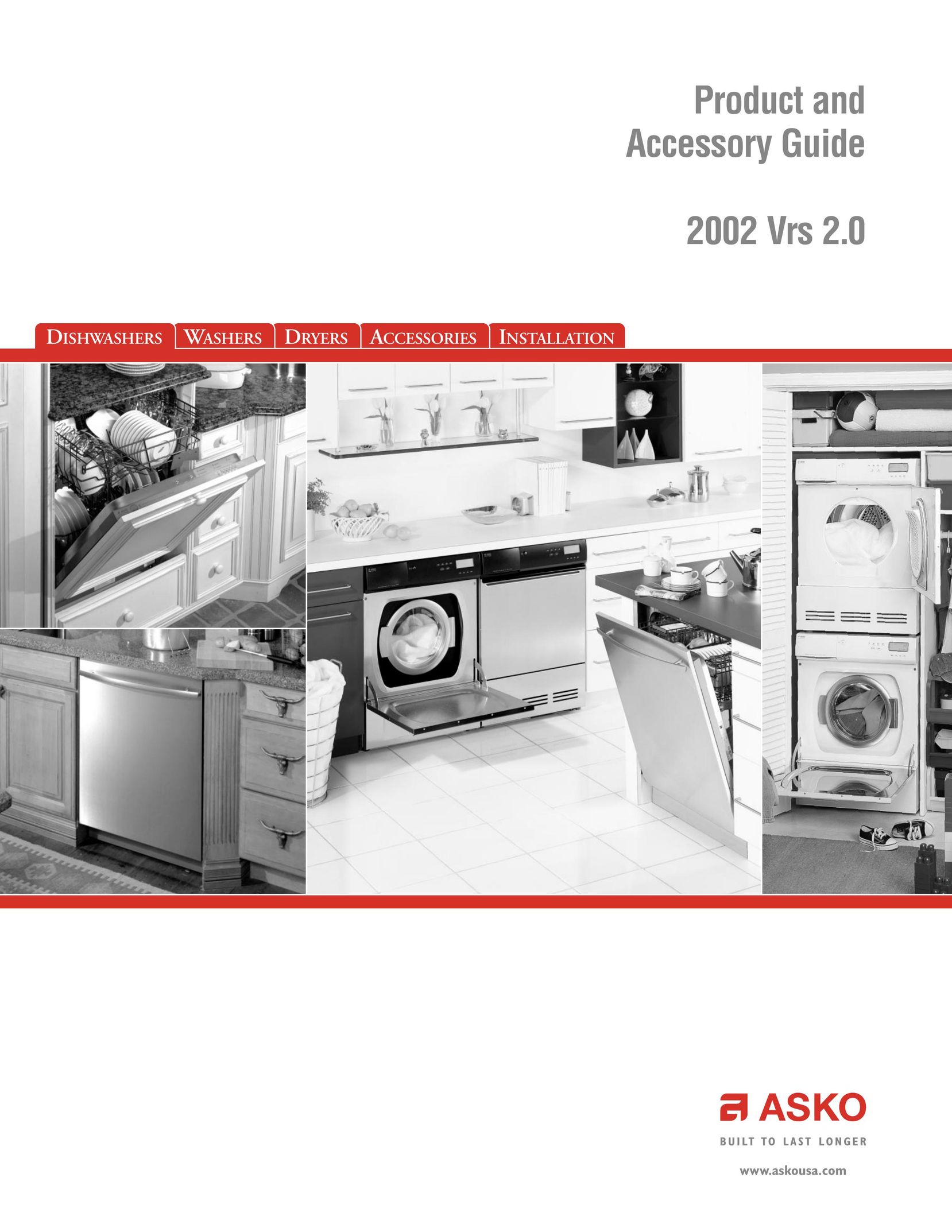 Fisher & Paykel 2002 VRS 2.0 Dishwasher User Manual