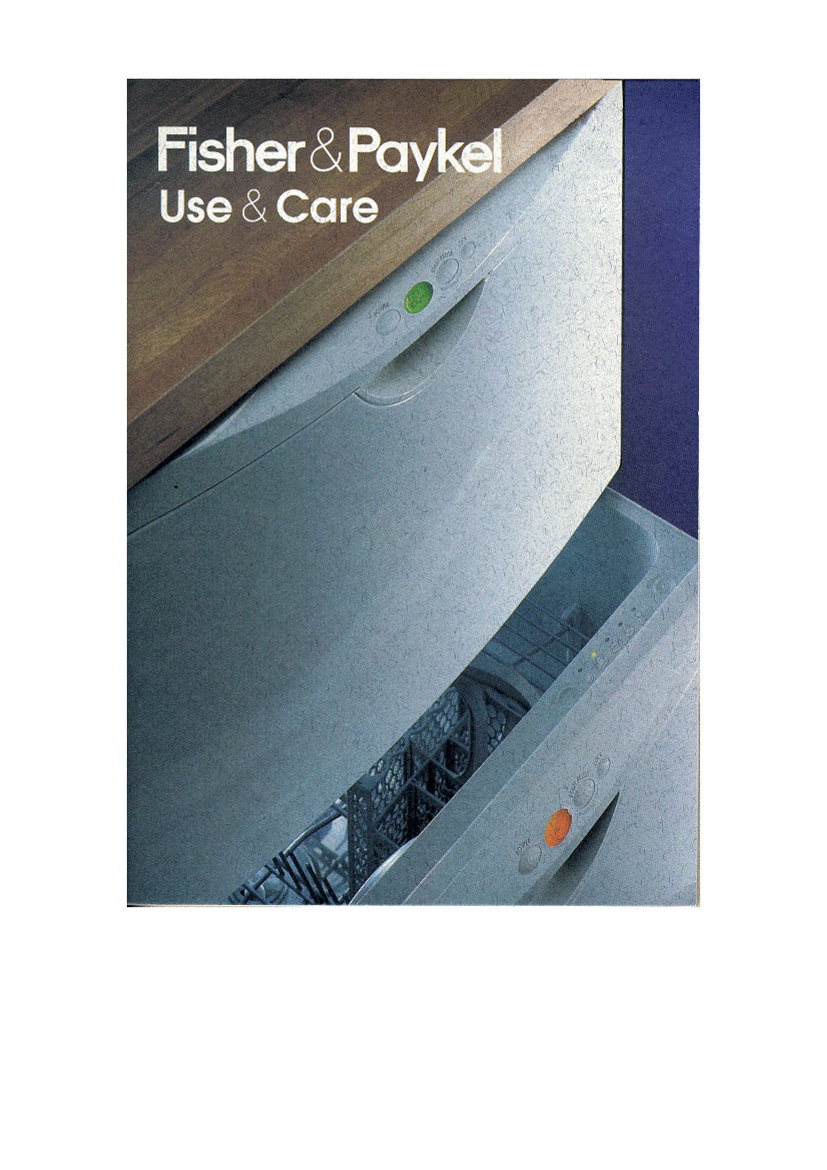 Fisher & Paykel 525911L Dishwasher User Manual
