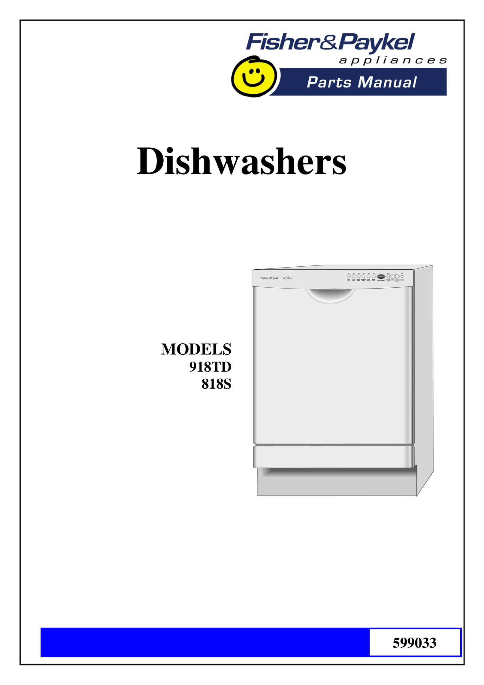 Fisher & Paykel 818S Dishwasher User Manual