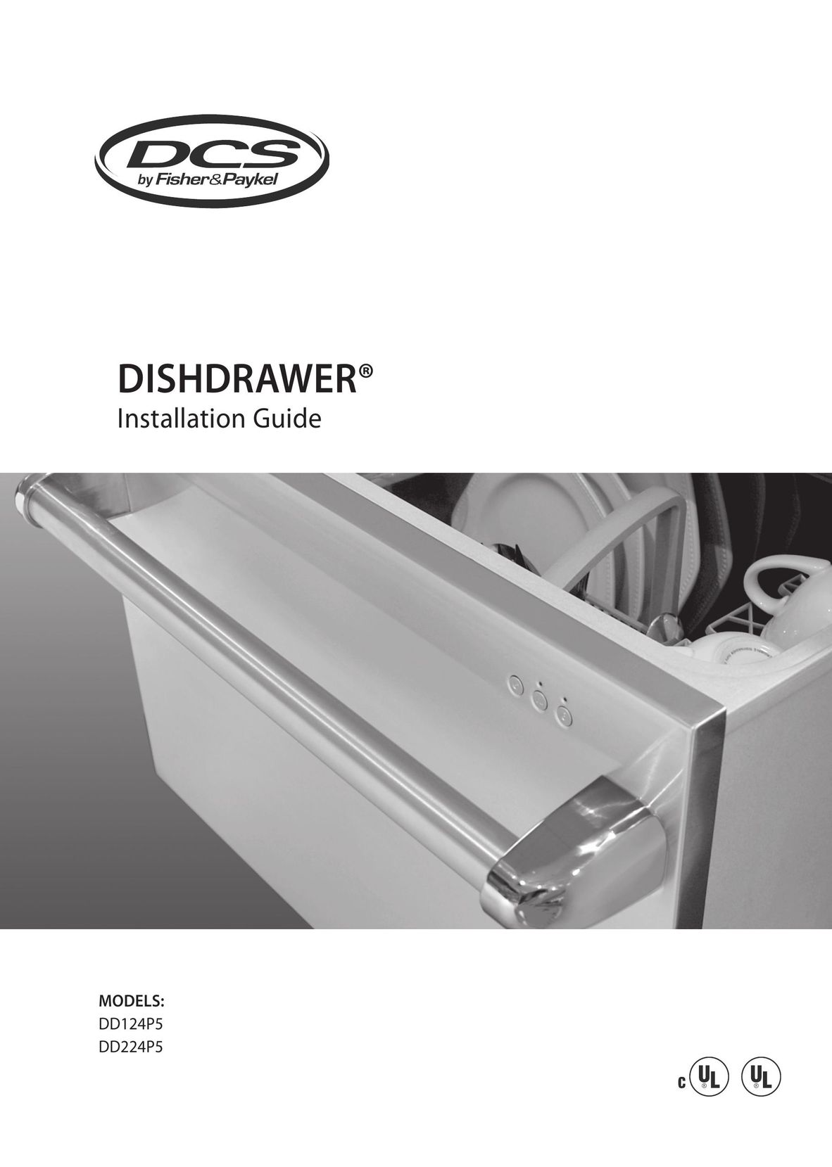 Fisher & Paykel DCS DD124P5 Dishwasher User Manual
