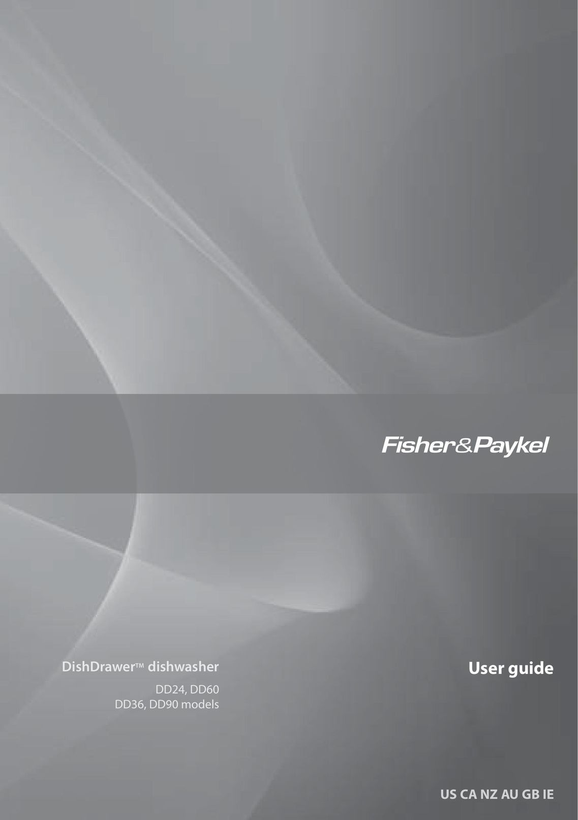 Fisher & Paykel DD24 Dishwasher User Manual
