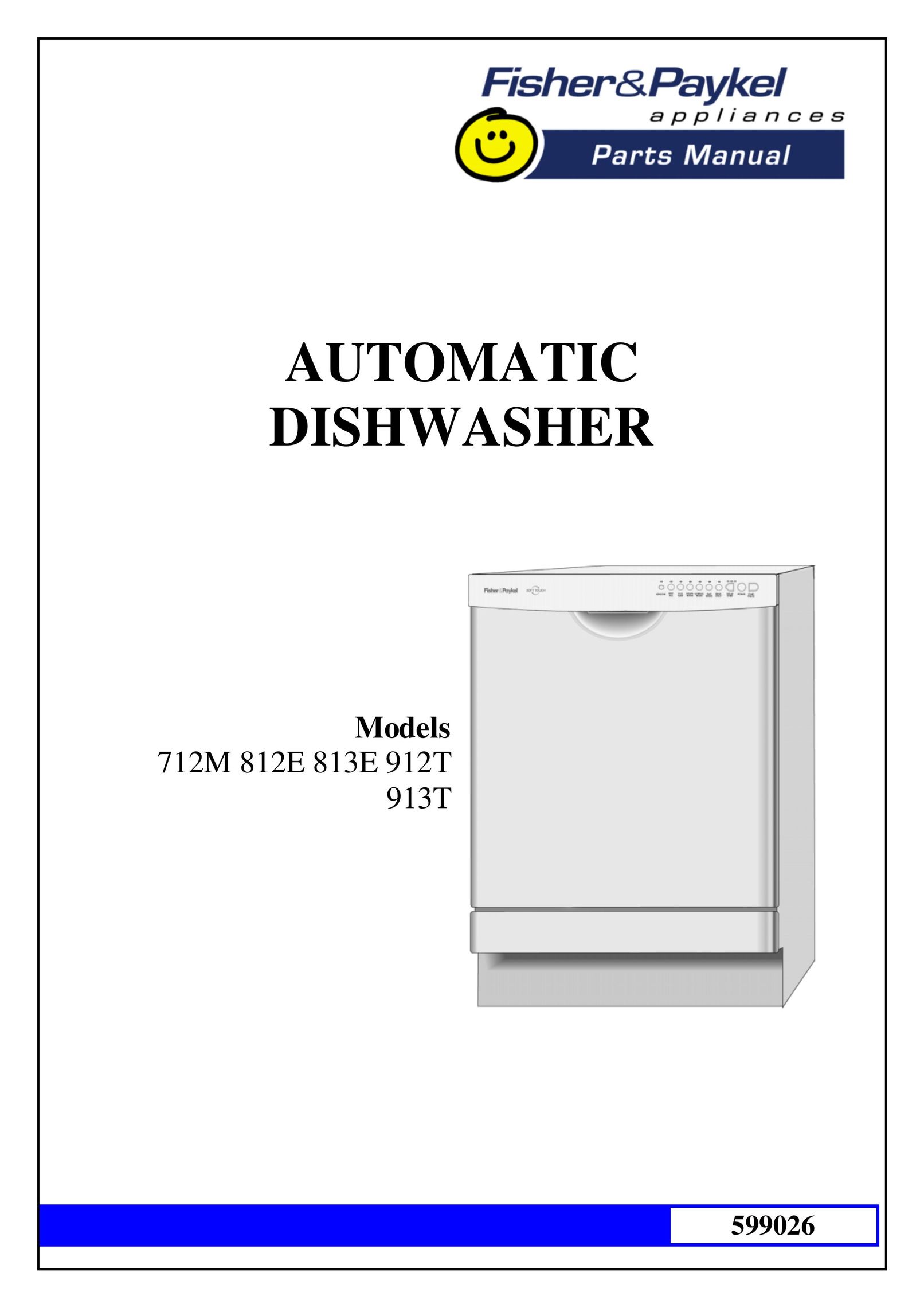 GE 812E Dishwasher User Manual