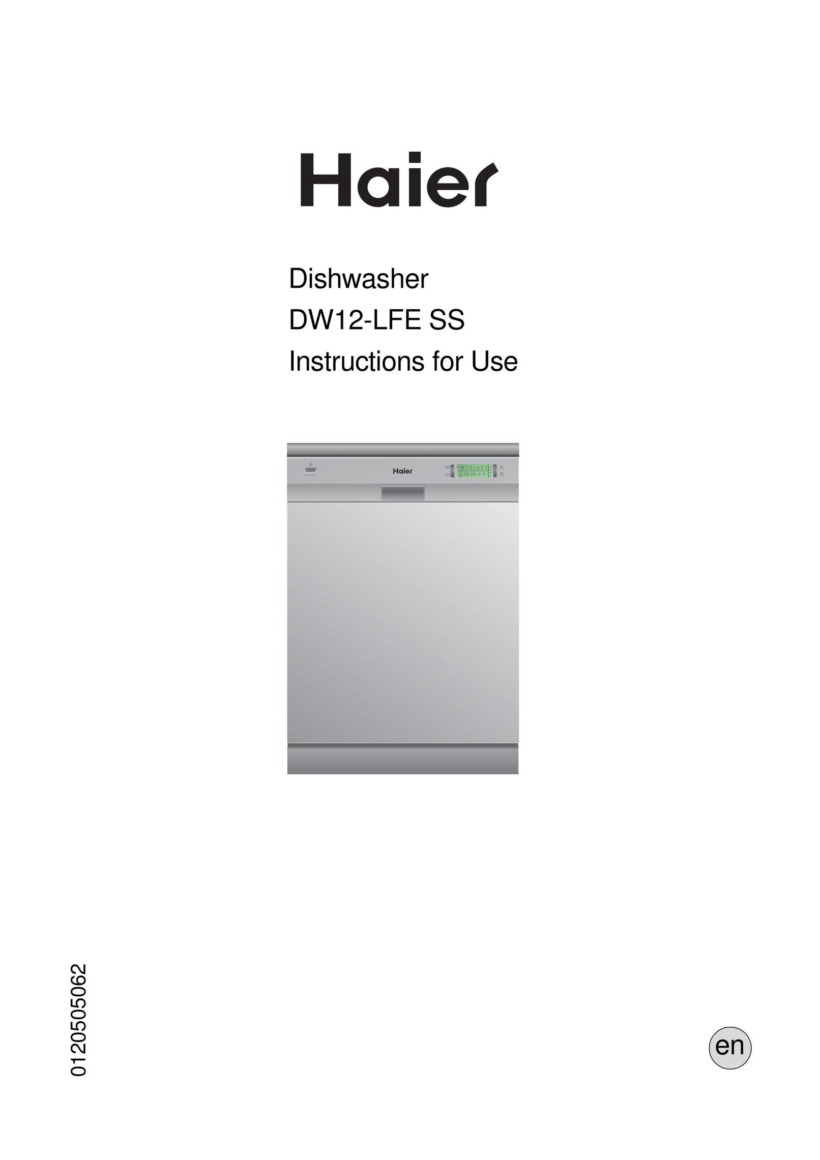 Haier DW12-LFE SS Dishwasher User Manual