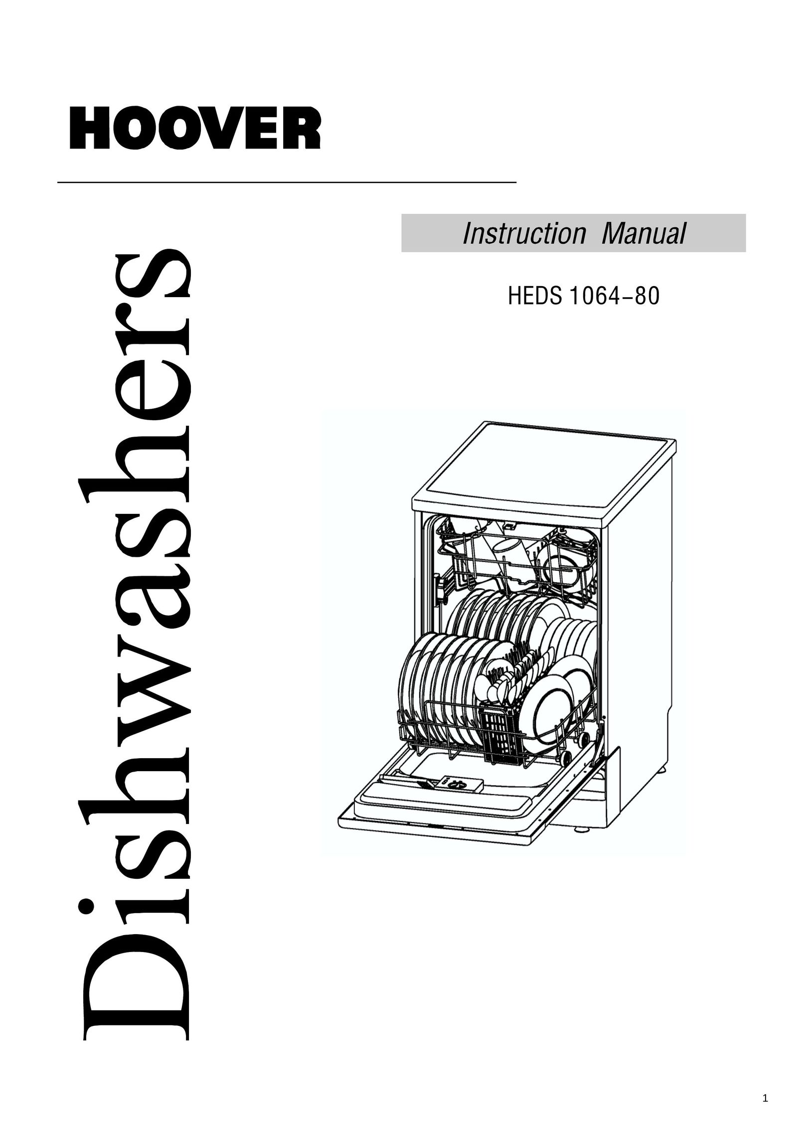 Hoover HEDS1064-80 Dishwasher User Manual