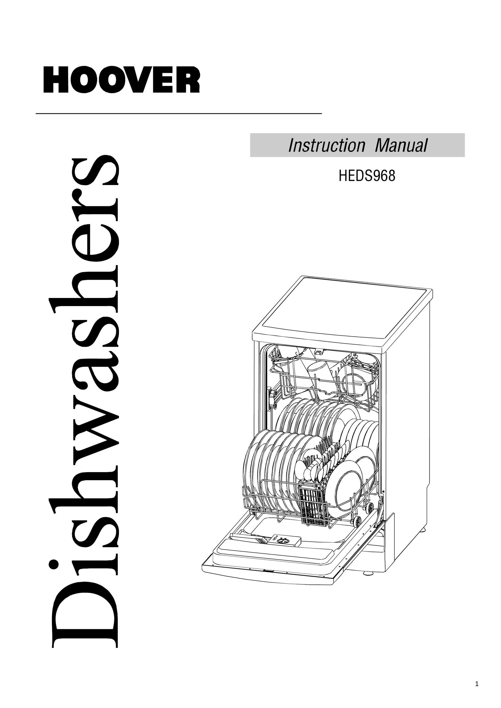 Hoover HEDS968 Dishwasher User Manual