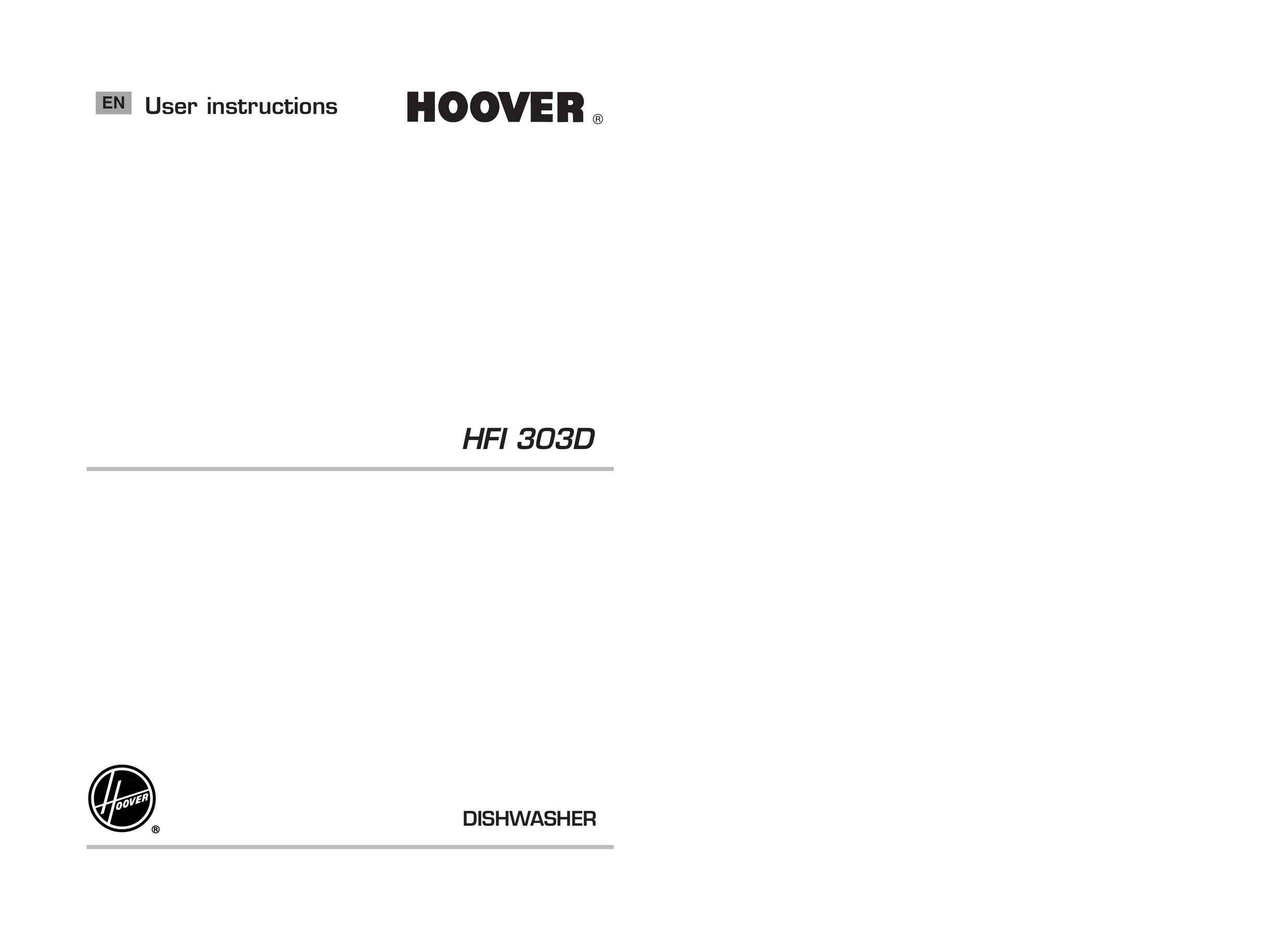 Hoover HFI303D Dishwasher User Manual