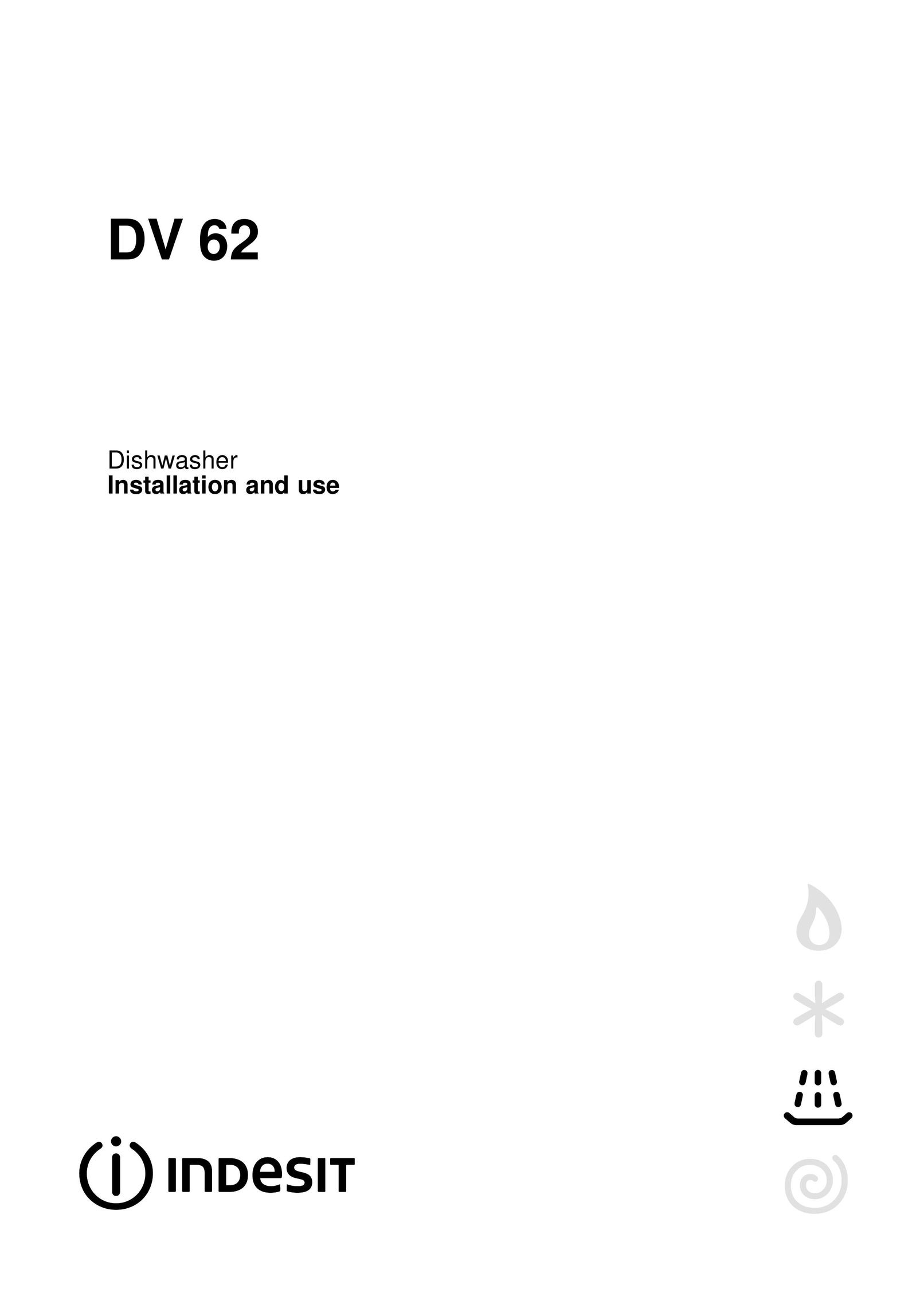 Indesit DV 62 Dishwasher User Manual