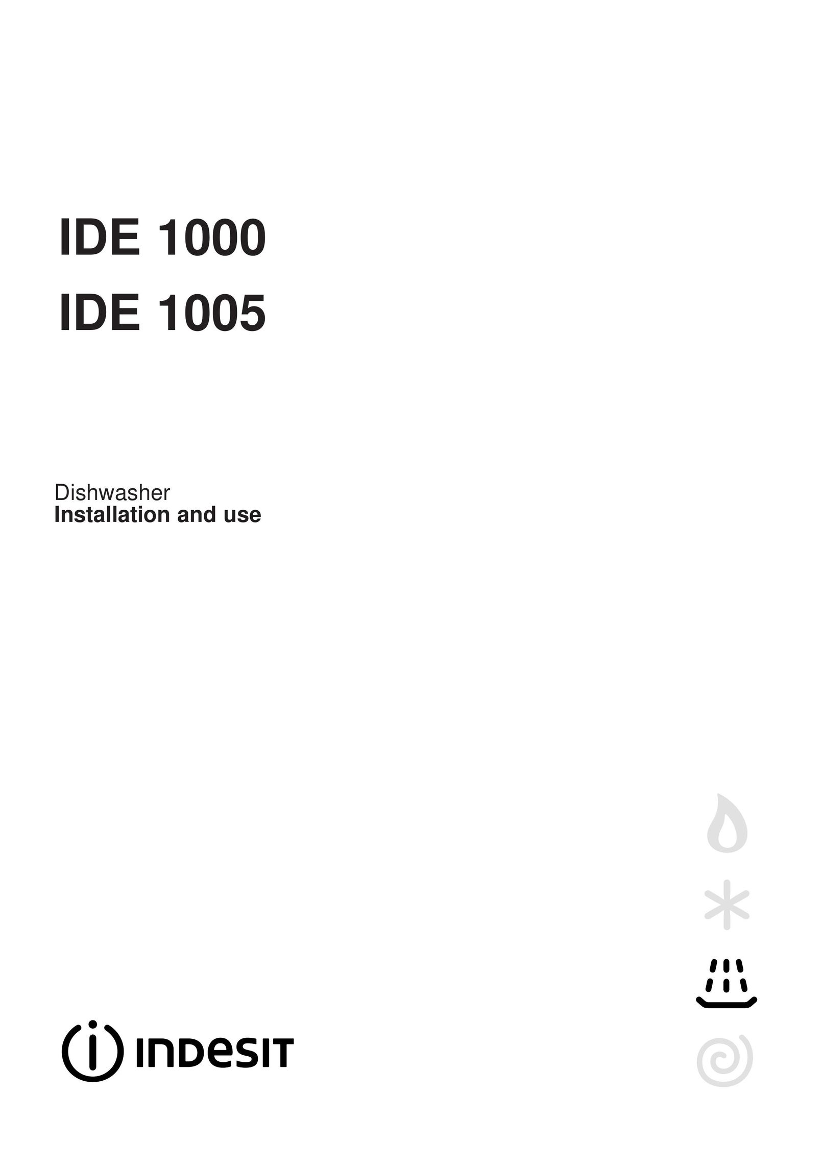 Indesit IDE 1000 Dishwasher User Manual