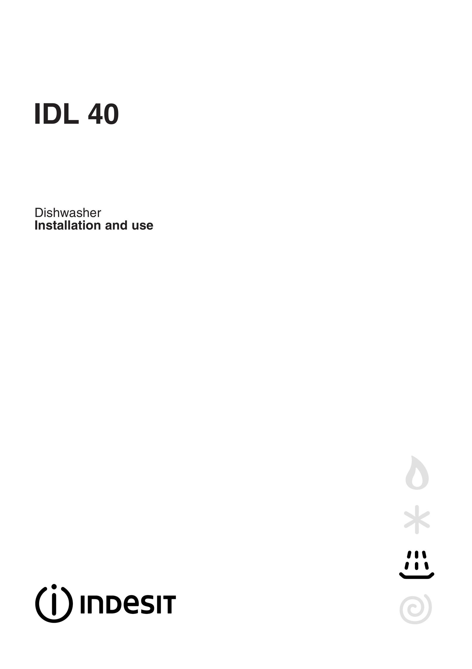 Indesit IDL 40 Dishwasher User Manual