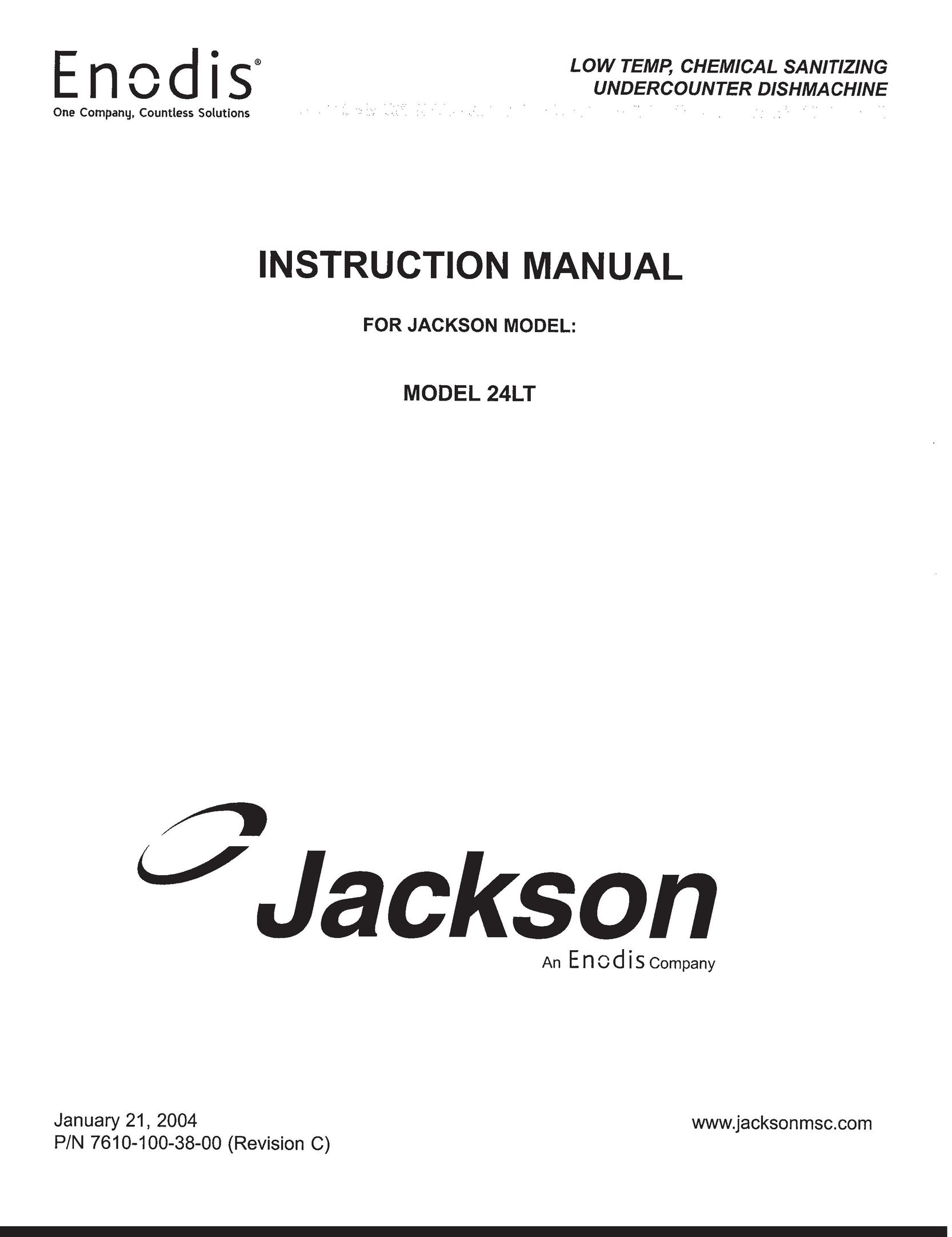 Jackson 24 LT Dishwasher User Manual