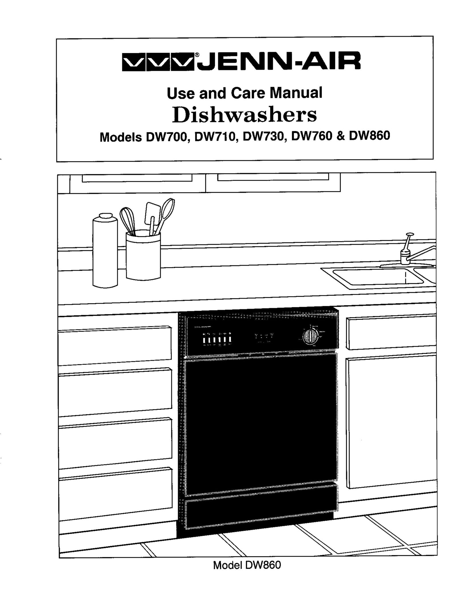 Jenn-Air DW730 Dishwasher User Manual