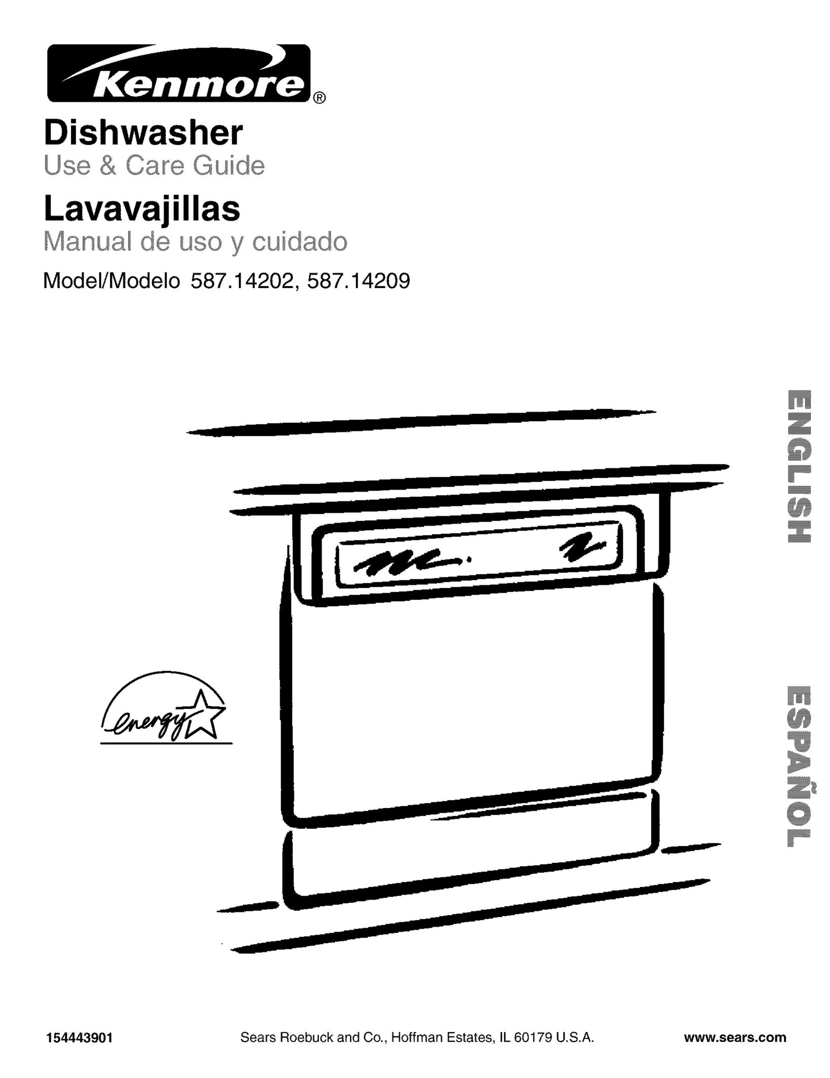 Kenmore 587.14202 Dishwasher User Manual