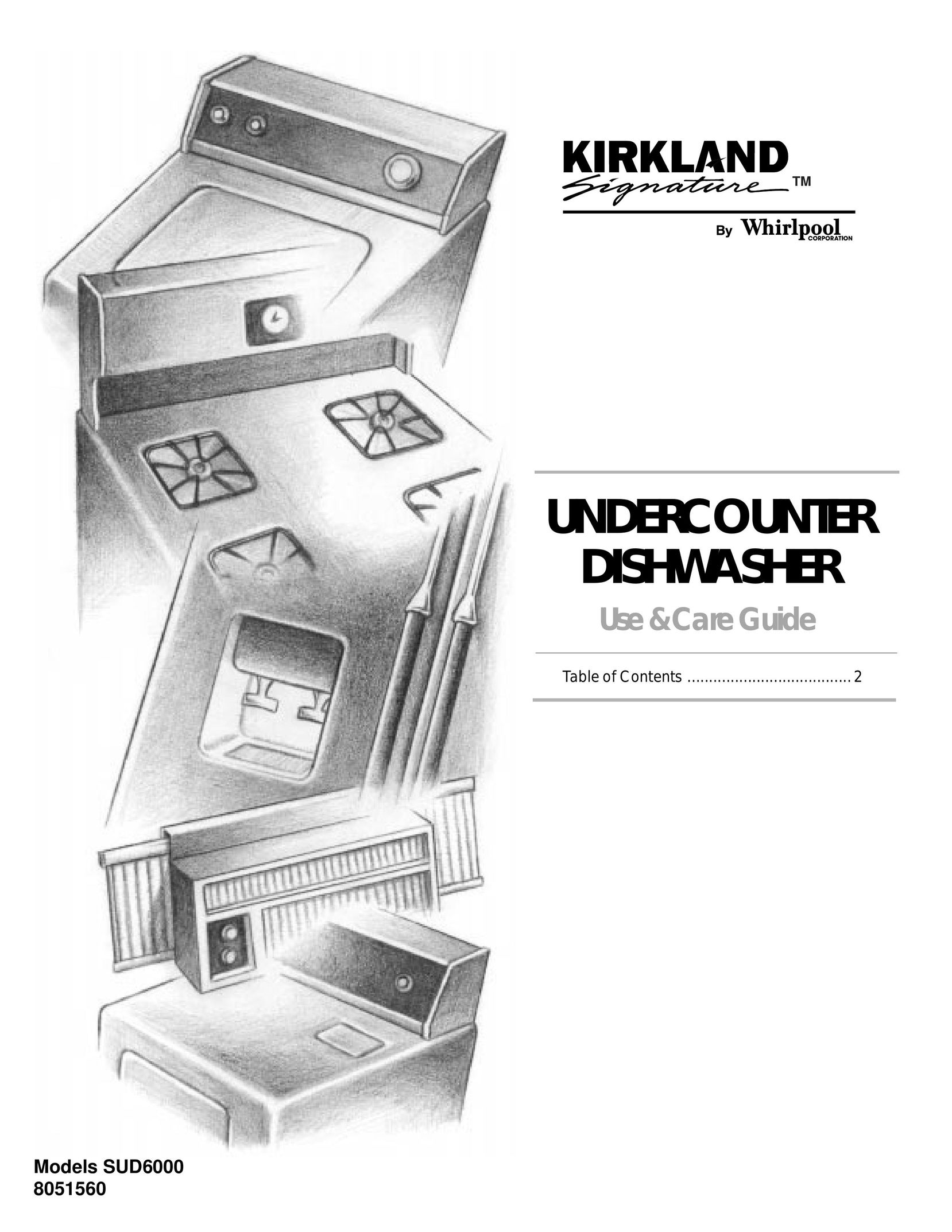 Kirkland Signature SUD6000 Dishwasher User Manual
