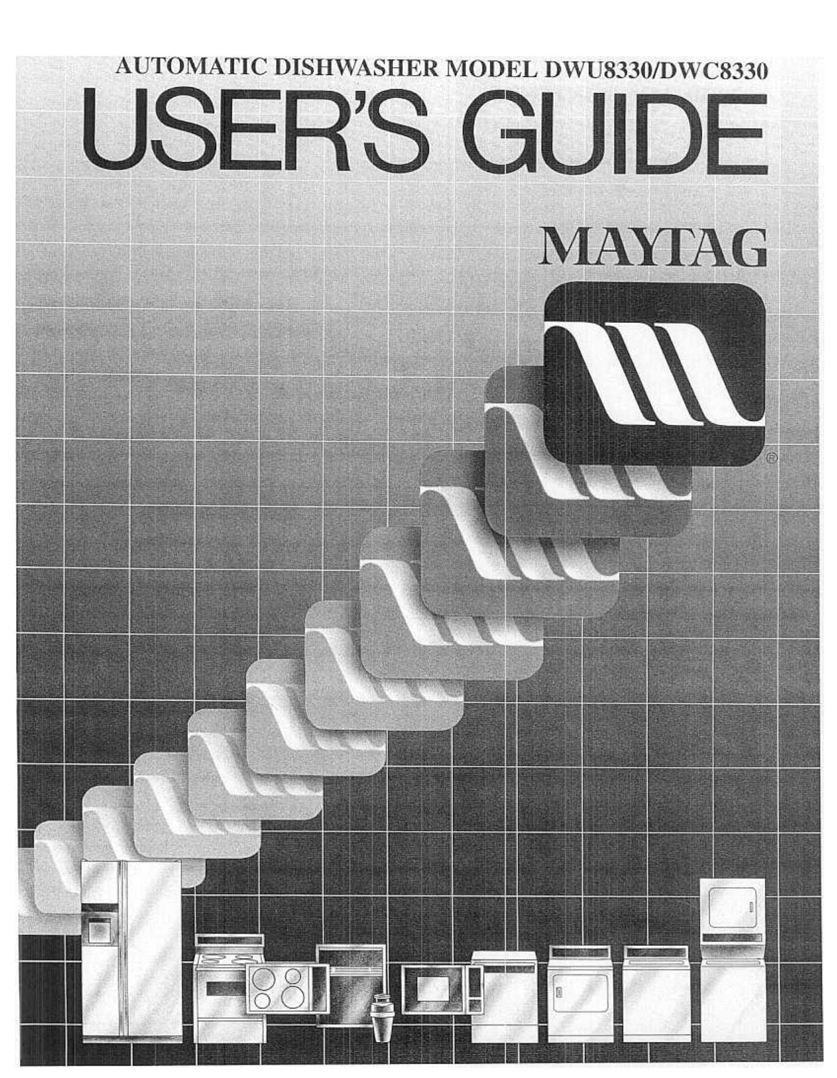 Maytag DWU8330 Dishwasher User Manual
