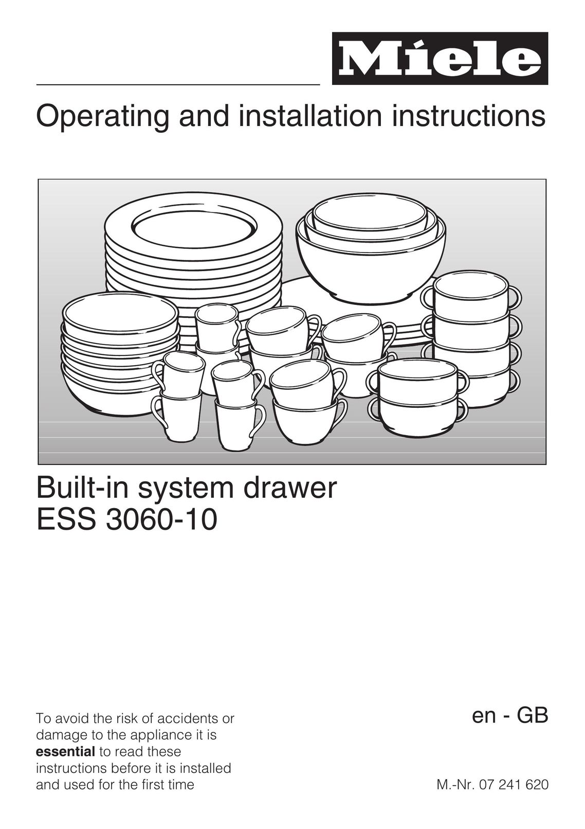 Miele ESS 3060-10 Dishwasher User Manual