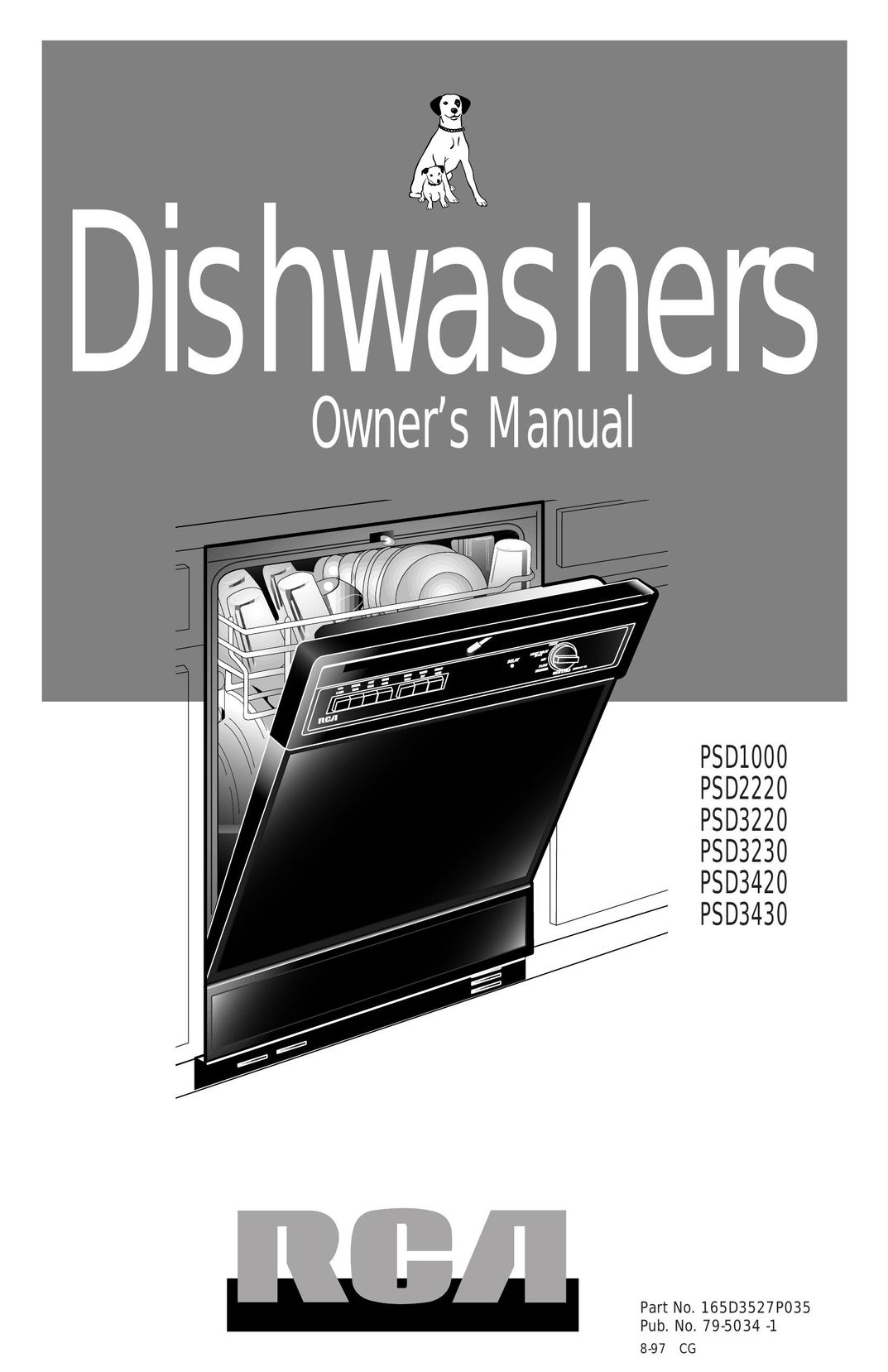 RCA PSD3230 Dishwasher User Manual