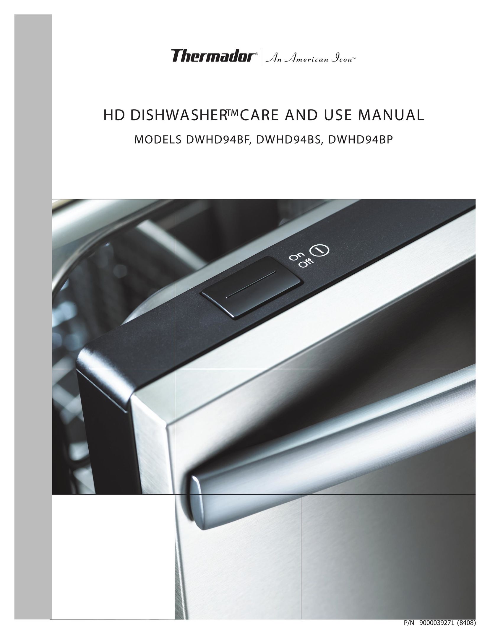 Thermador DWHD94BF Dishwasher User Manual