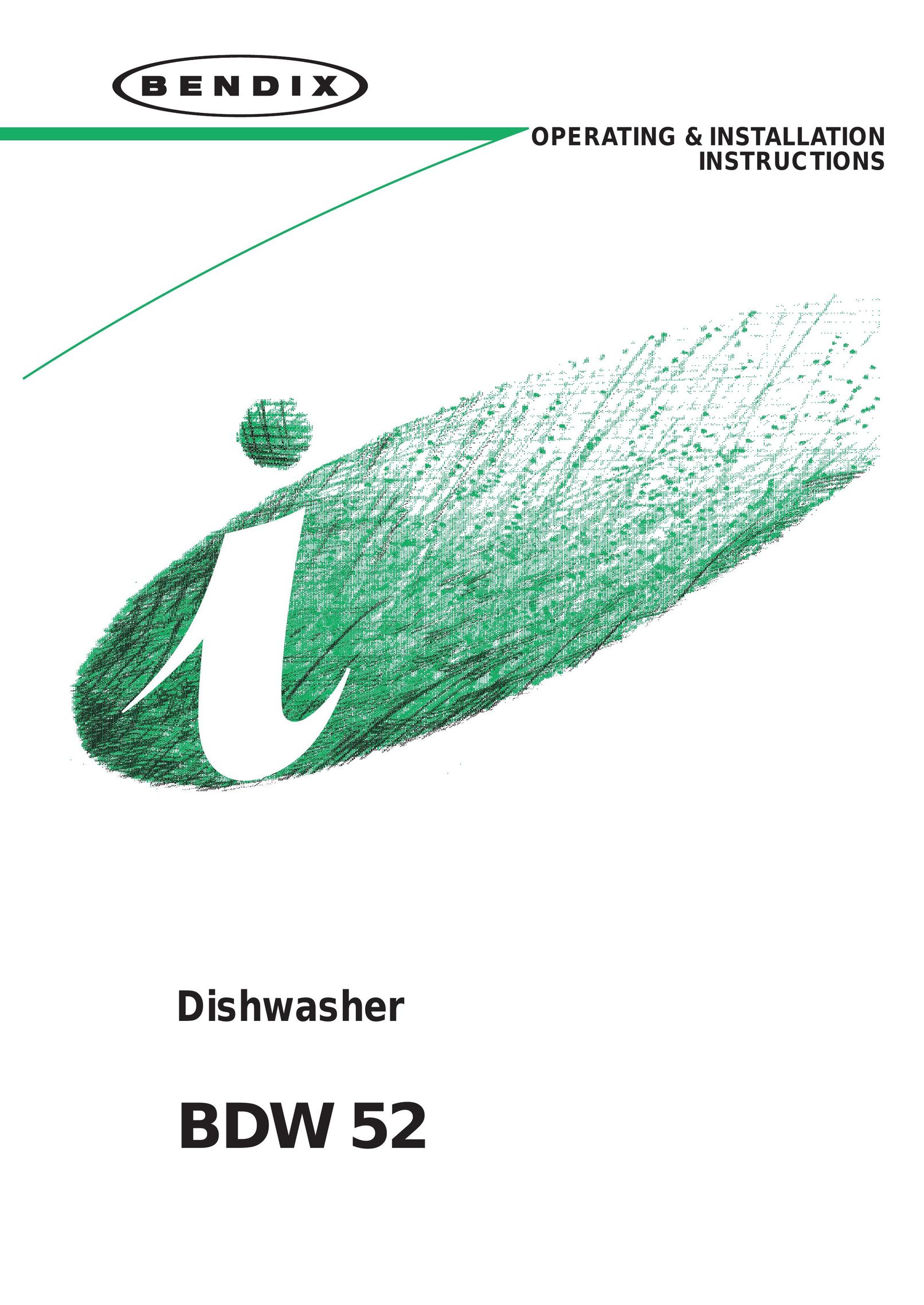 Tricity Bendix BDW 52 Dishwasher User Manual