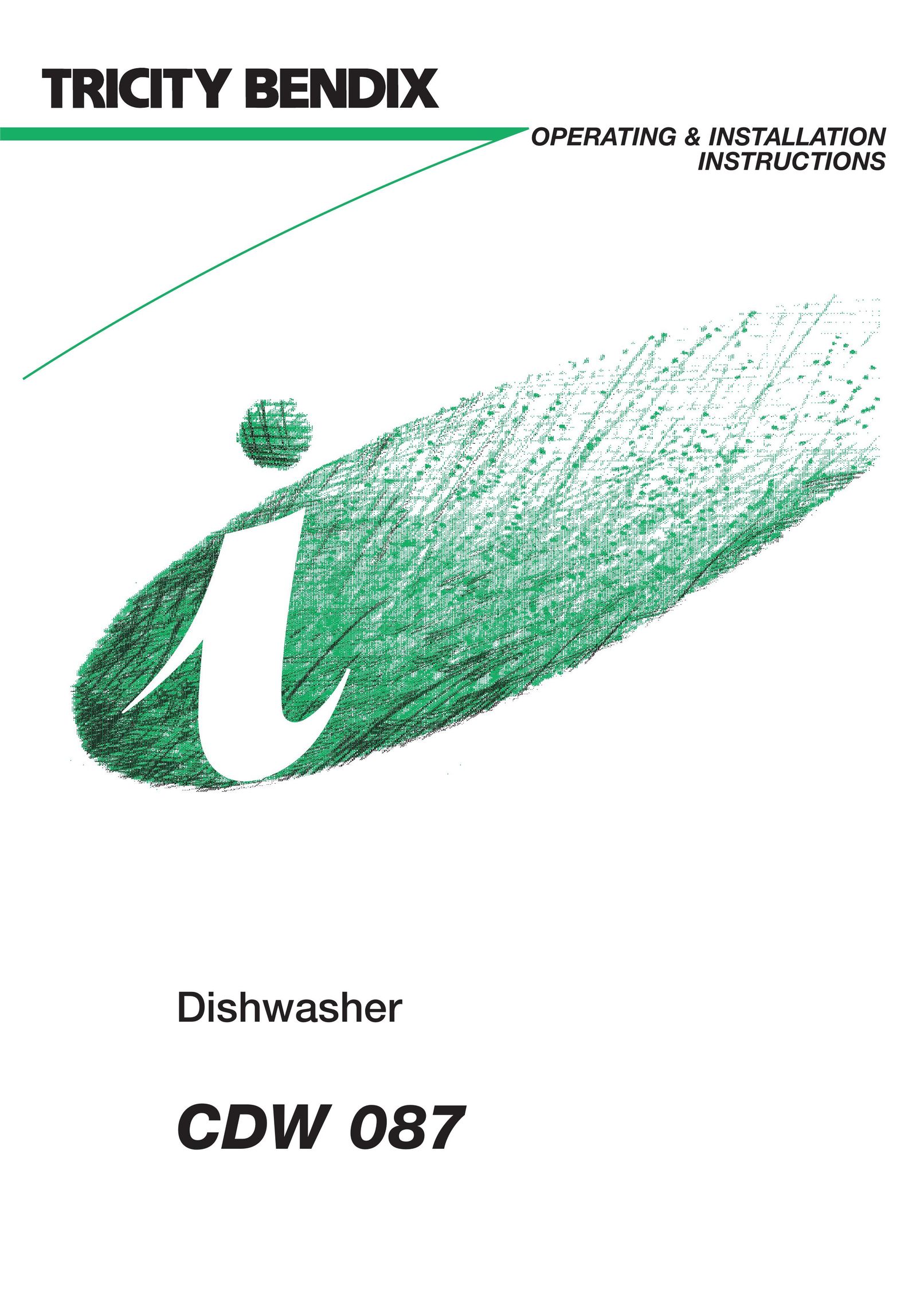 Tricity Bendix CDW 087 Dishwasher User Manual