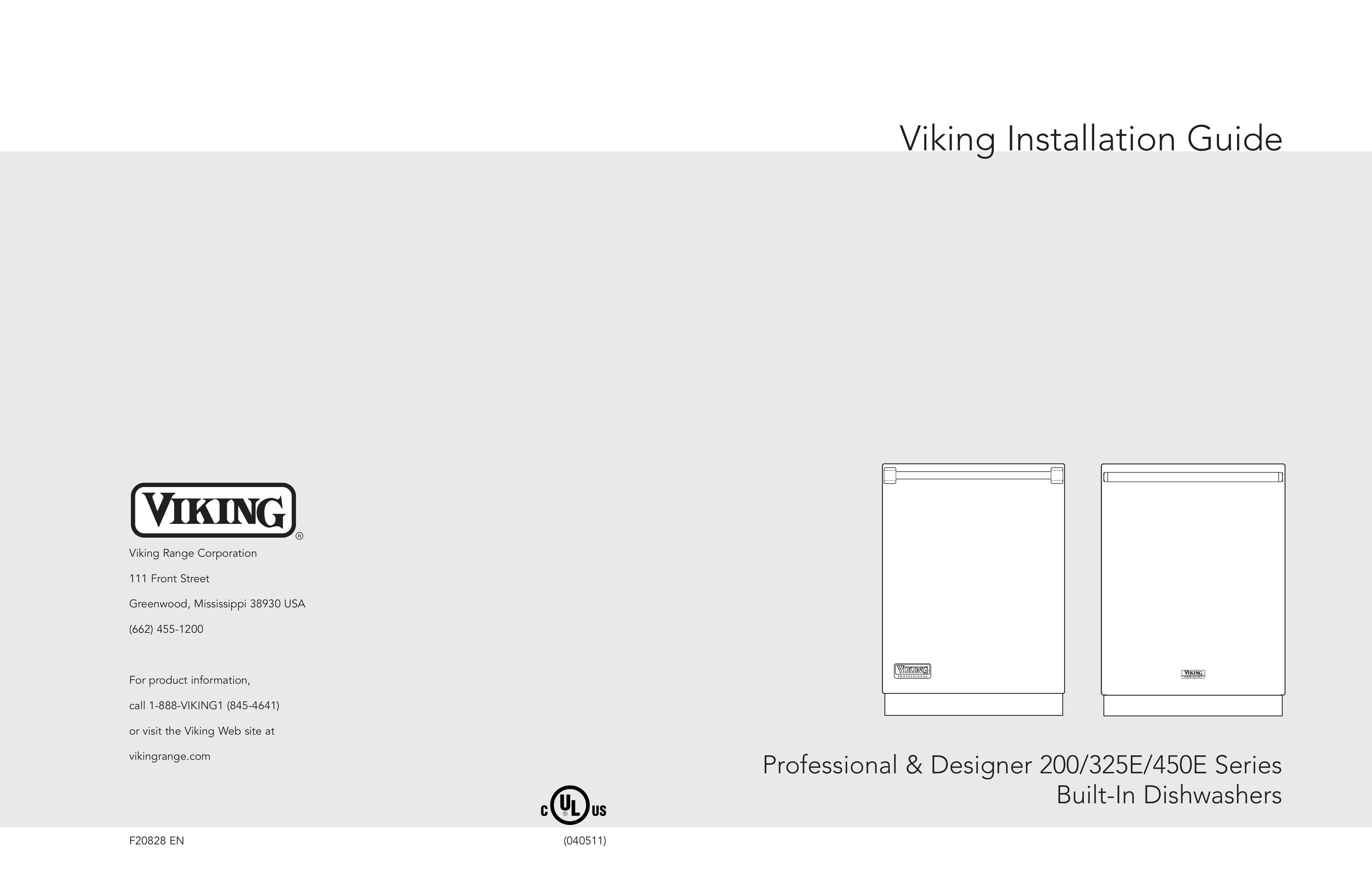 Viking 325E Dishwasher User Manual