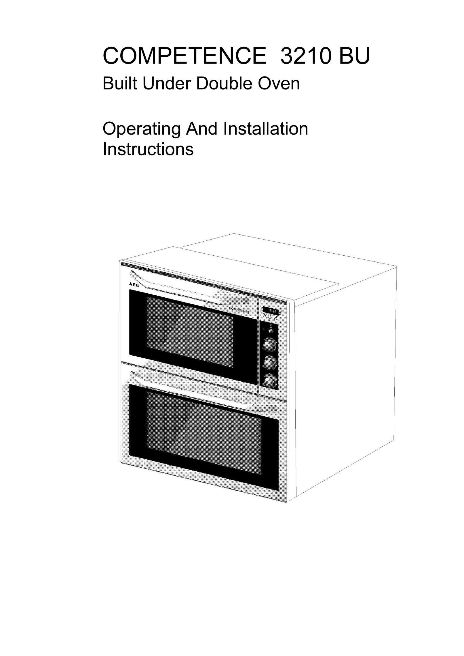 AEG 3210 BU Double Oven User Manual